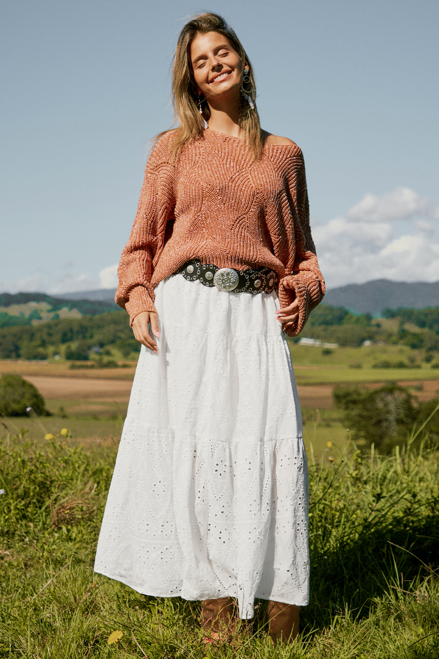 ★E.B.M★ Cotton eyelet skirt EMP5WSK010 907b0ddf3a6f0a07c6fda8d0dbd2c8