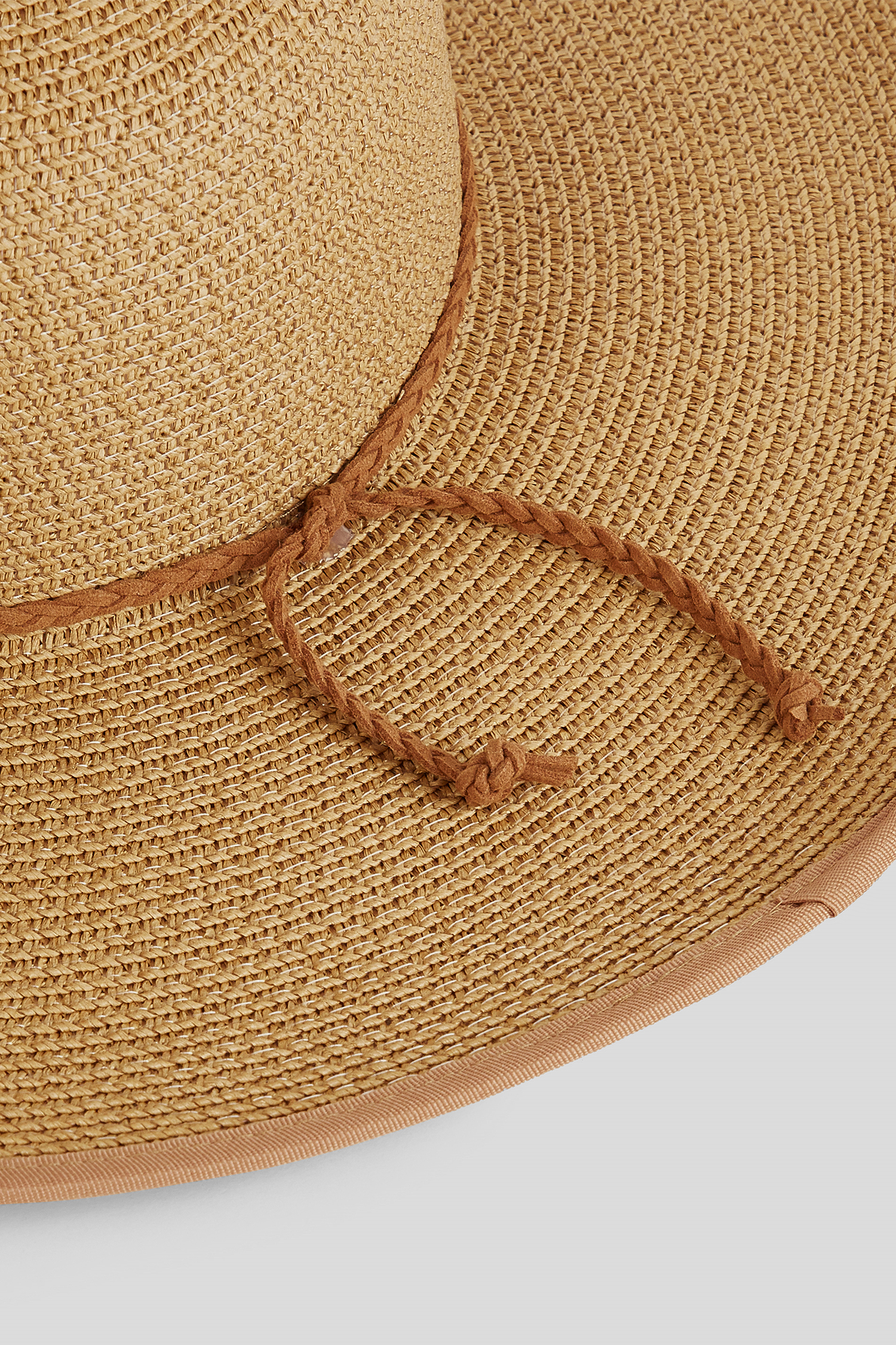 Boho Wide Brim Straw Hat