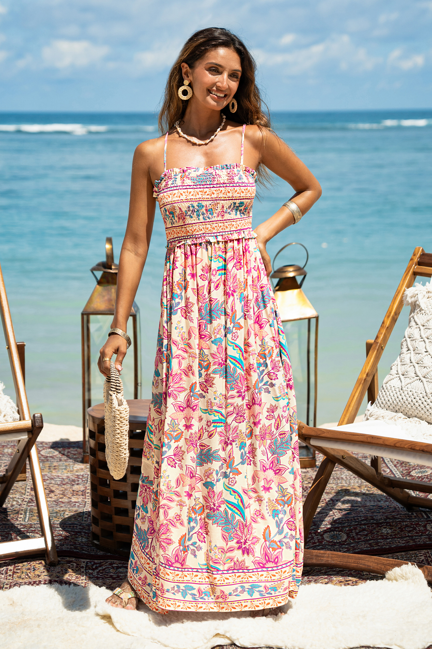 papier パピエAlso Bottom Dress 24SS Belle Sequin Lace Panel Midi Dress | Tadashi Shoji