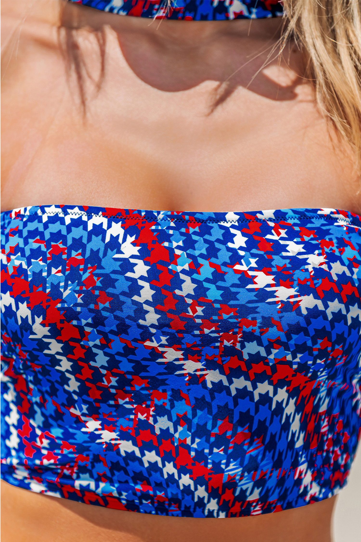 Cupshe Summer Spark Abstract Tankini Set