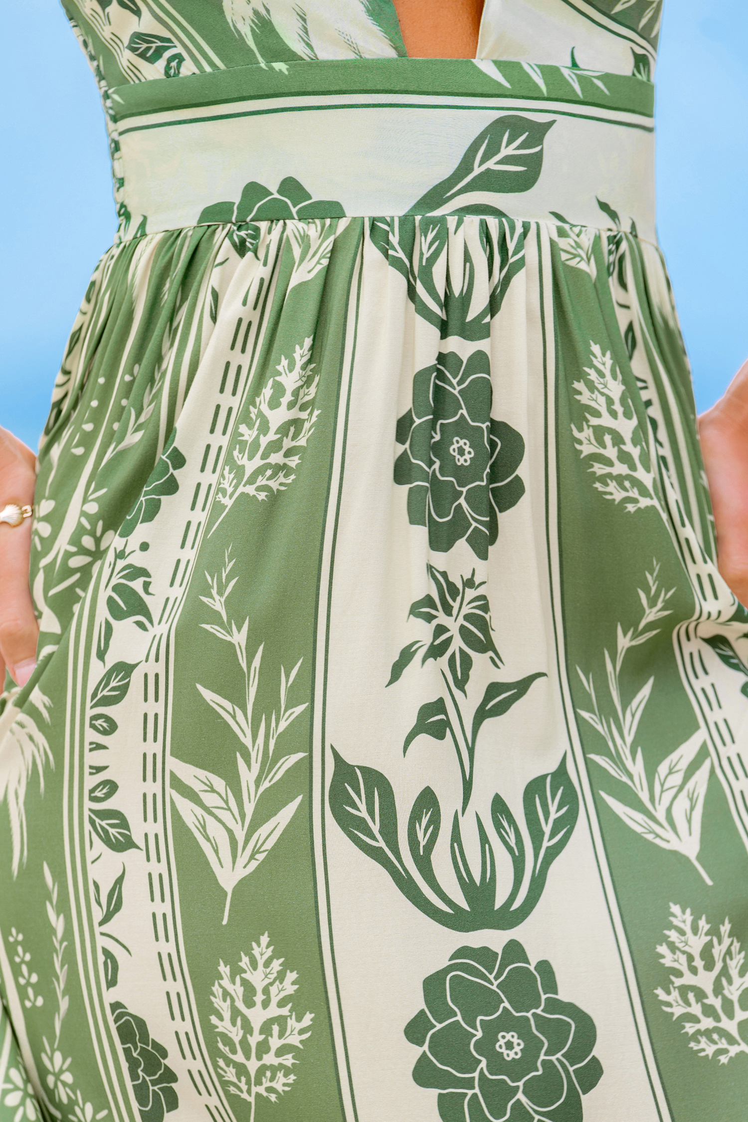 Cupshe Garden Glow Ornate Maxi Dress