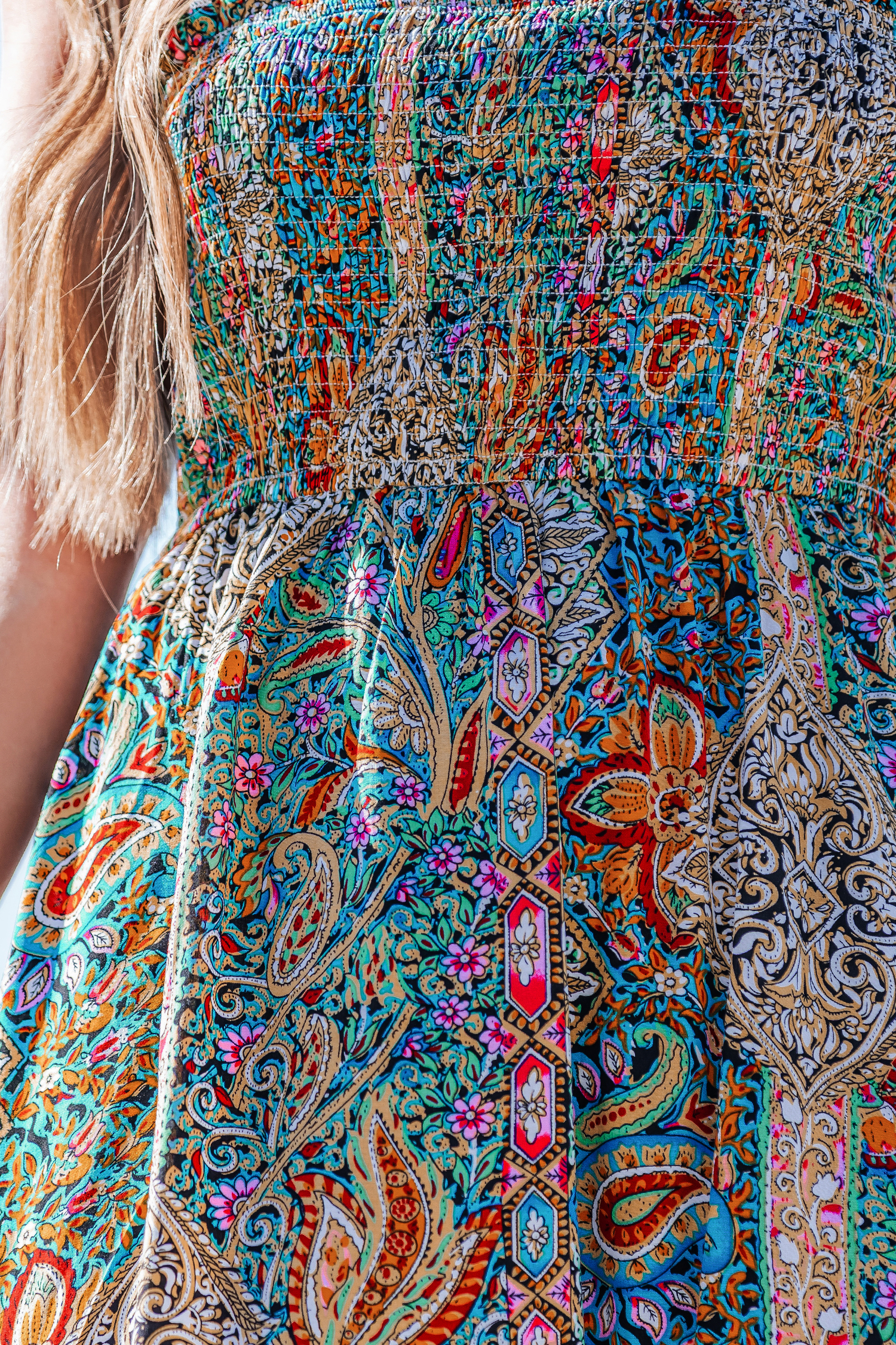 Kaleidoscope Meadow Paisley Maxi Dress