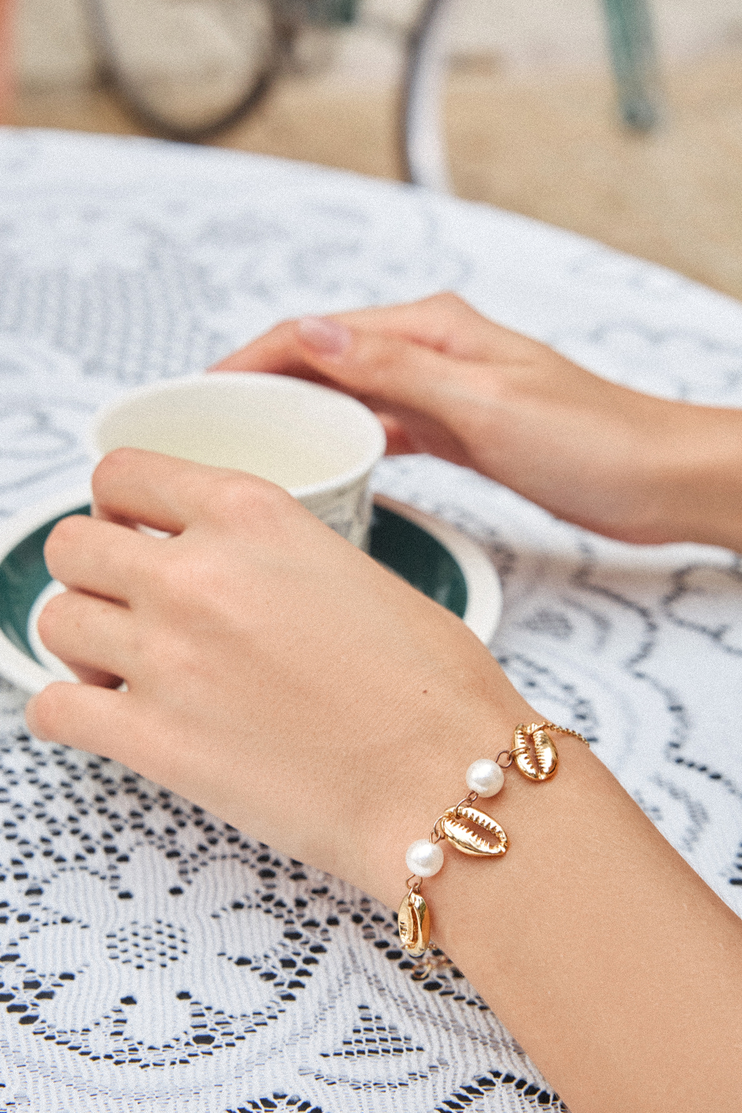 Shell Yeah Gold-Tone Bracelet