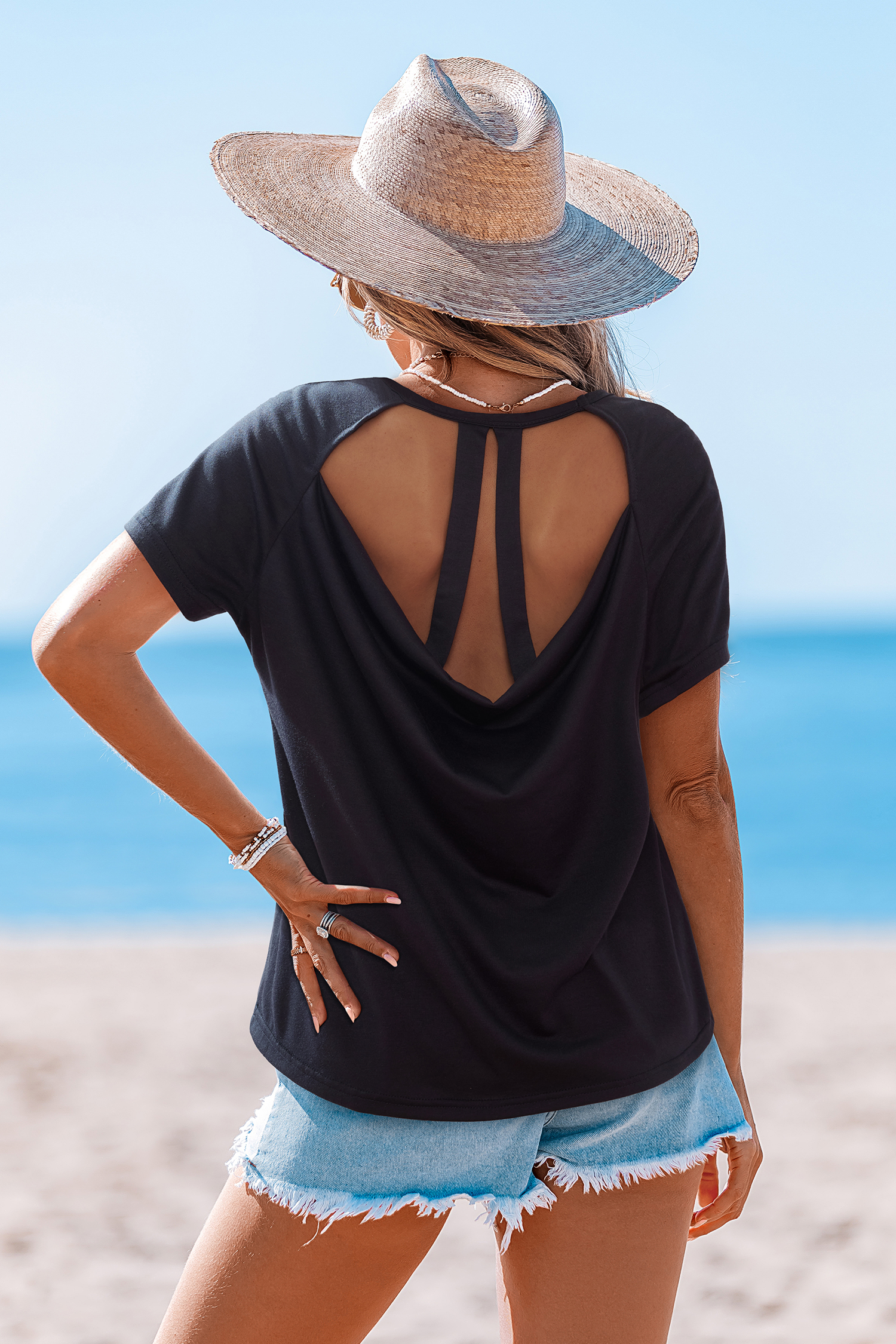 Split Second Blue Tee