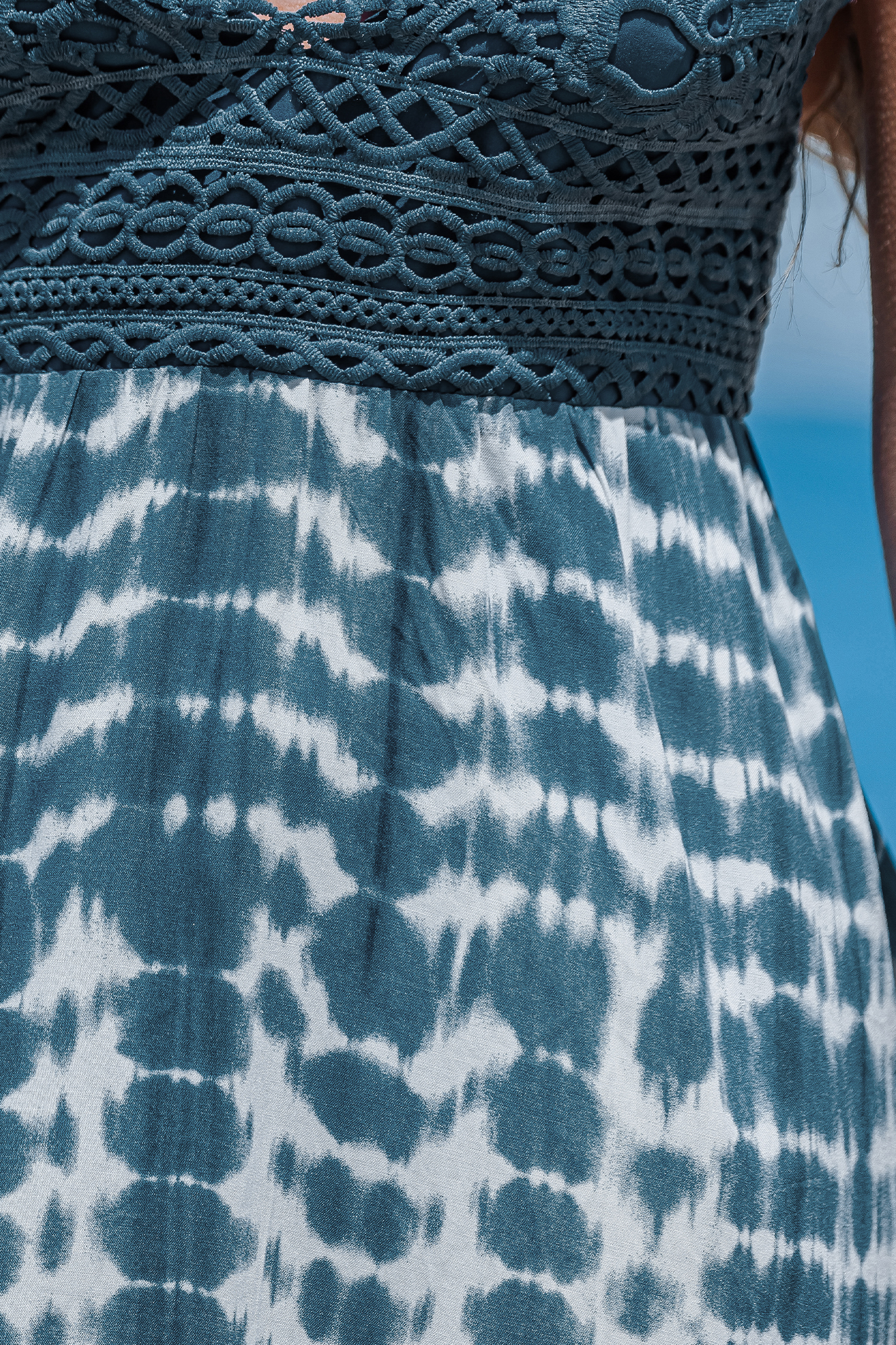 Cupshe Sunset Wash Tie-dye Mini Dress