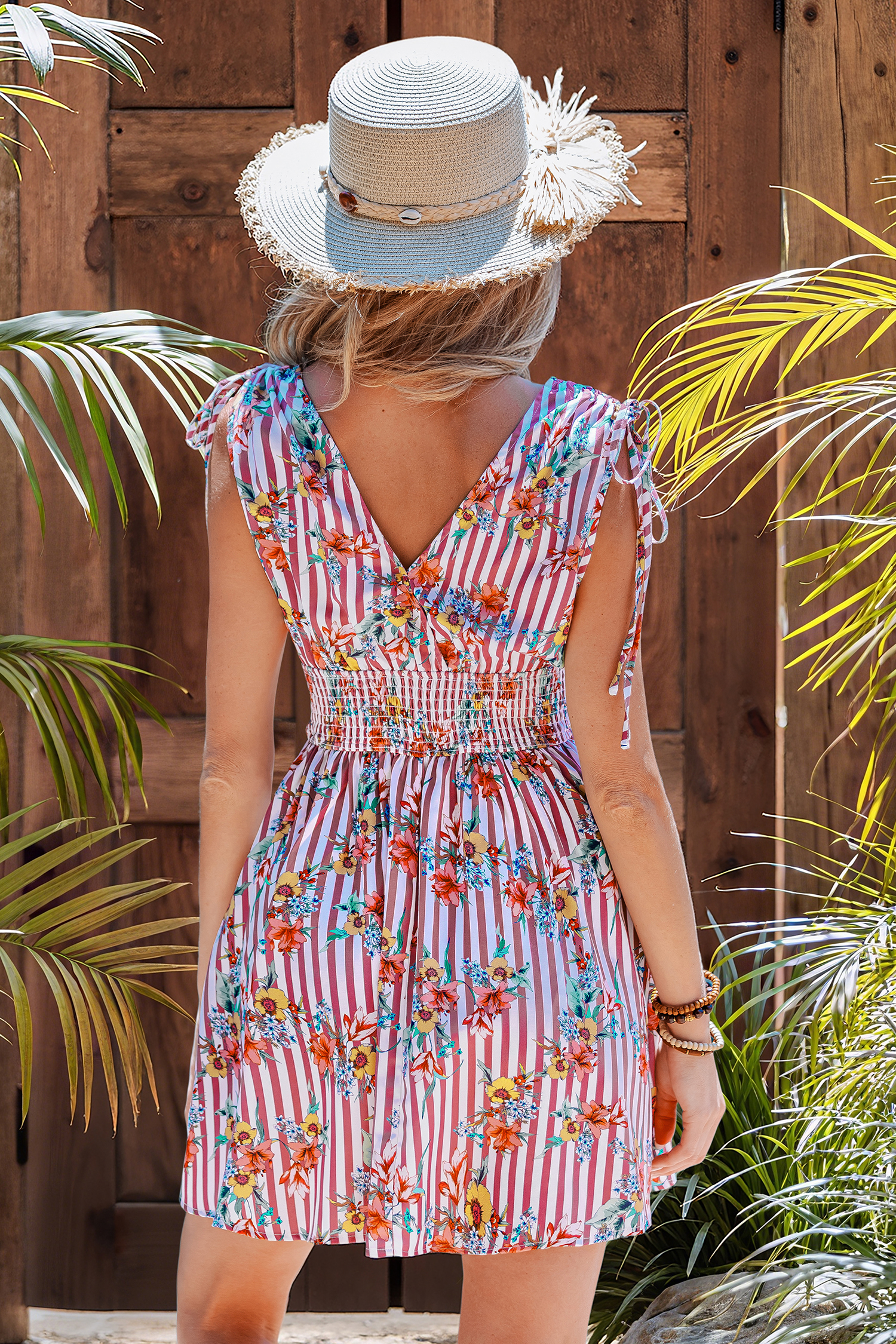 Cupshe Statement Season Striped Mini Dress