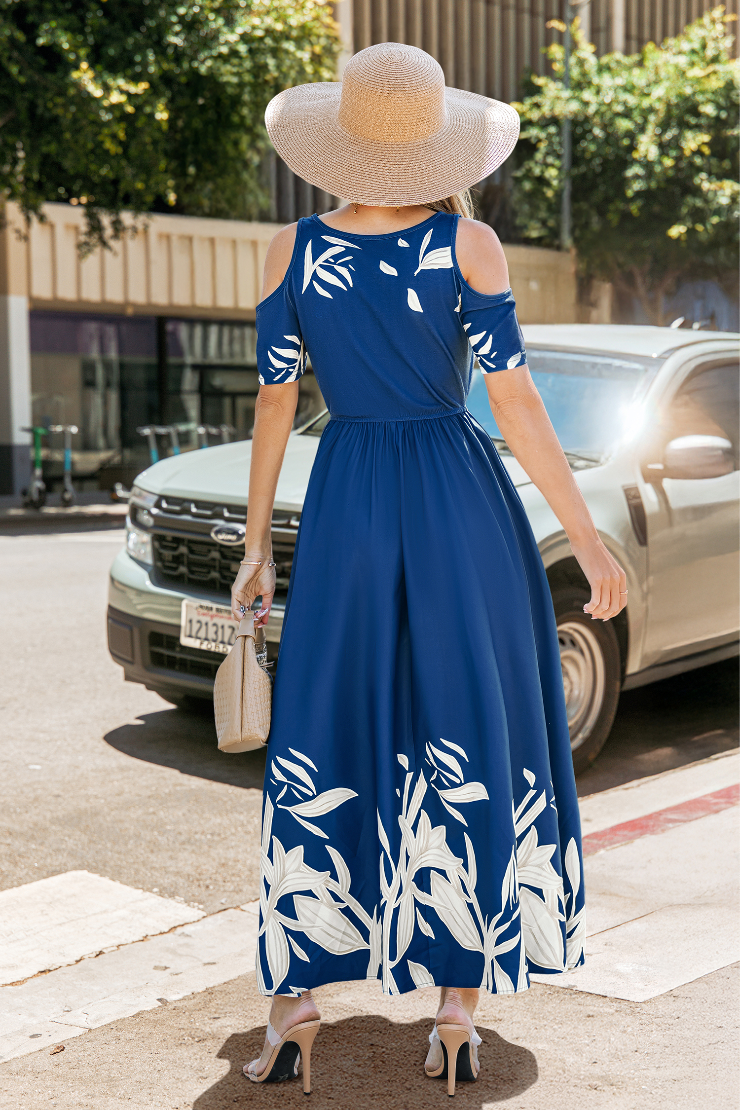 Cupshe Spring Air Floral Maxi Dress