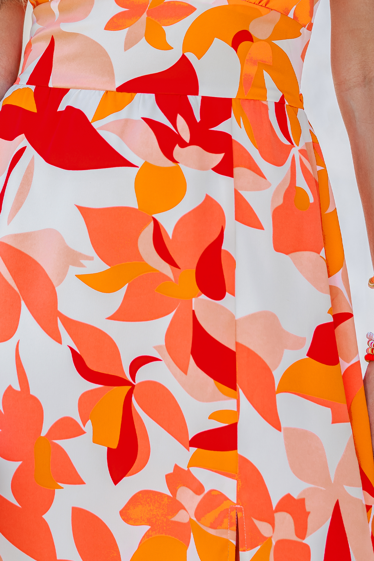 Cupshe High Key Floral Maxi Dress In Multi