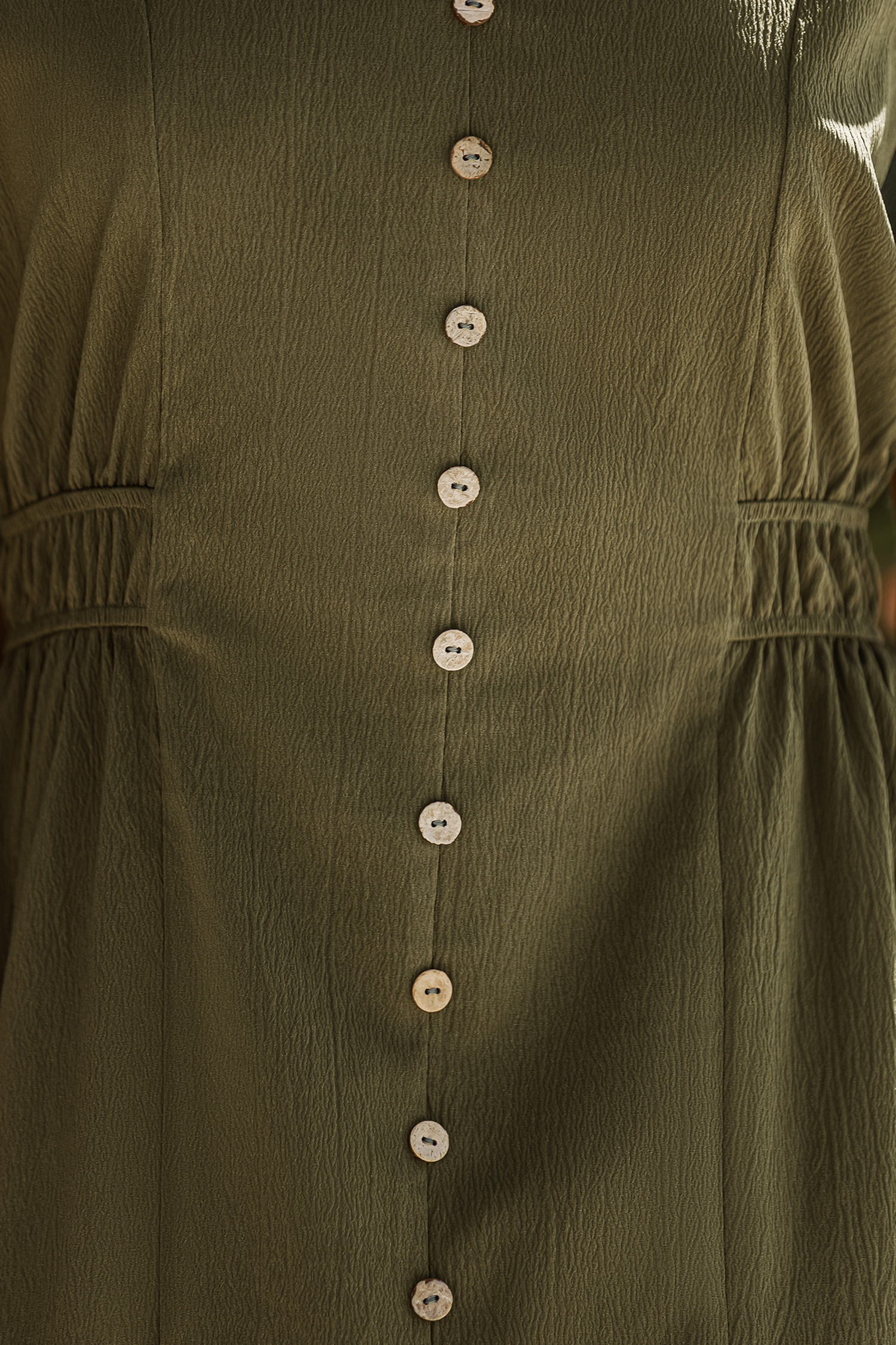 Cupshe Pressed For Time Green Midi Dress In Green