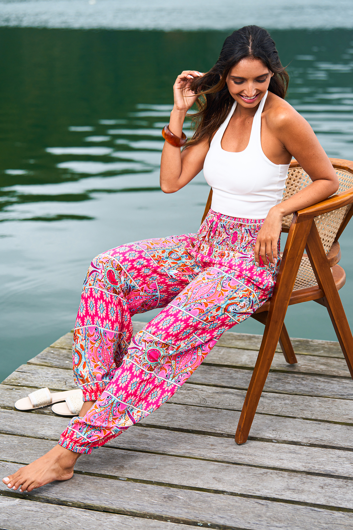 Cupshe Find A Way Boho Pants