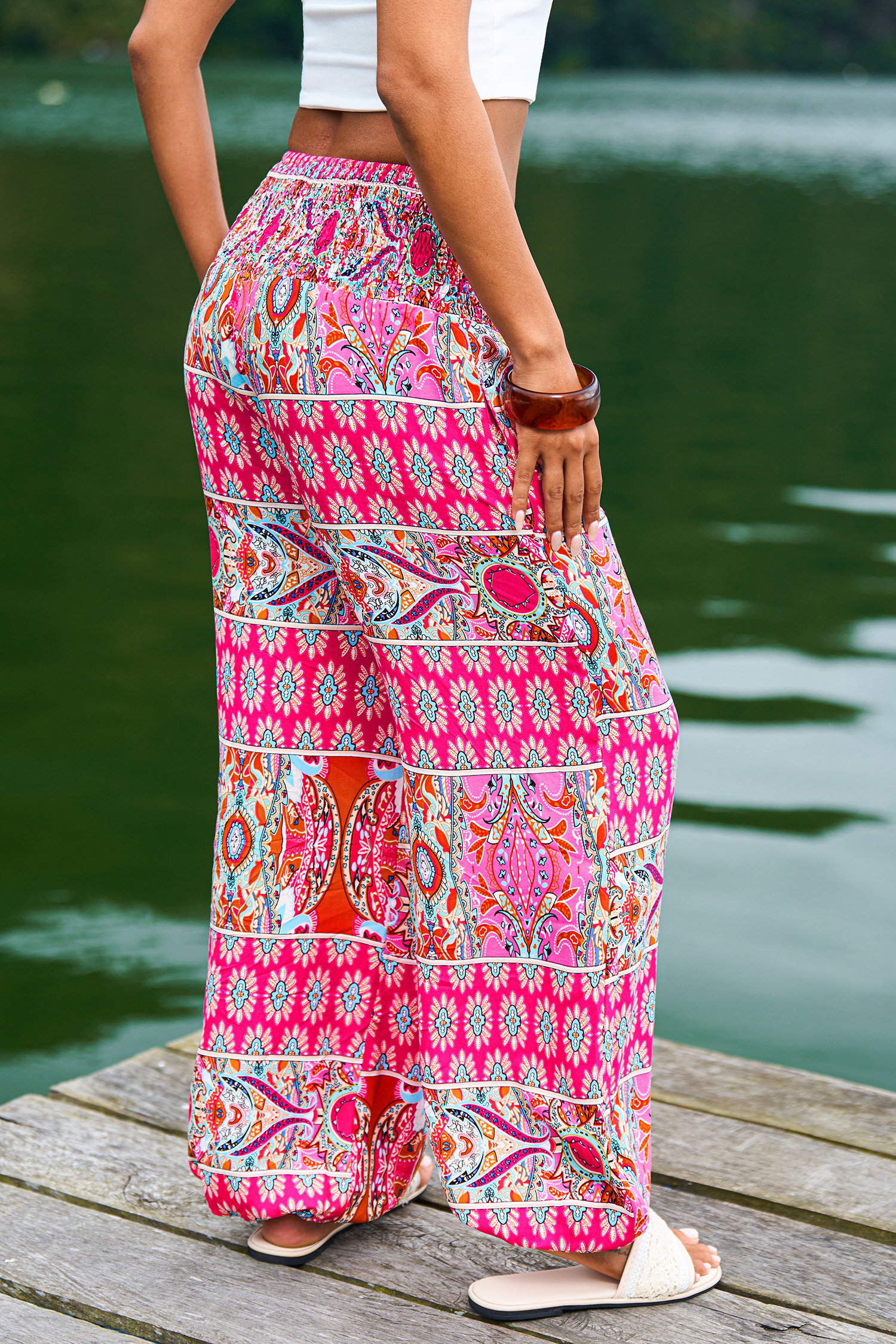 Cupshe Find A Way Boho Pants