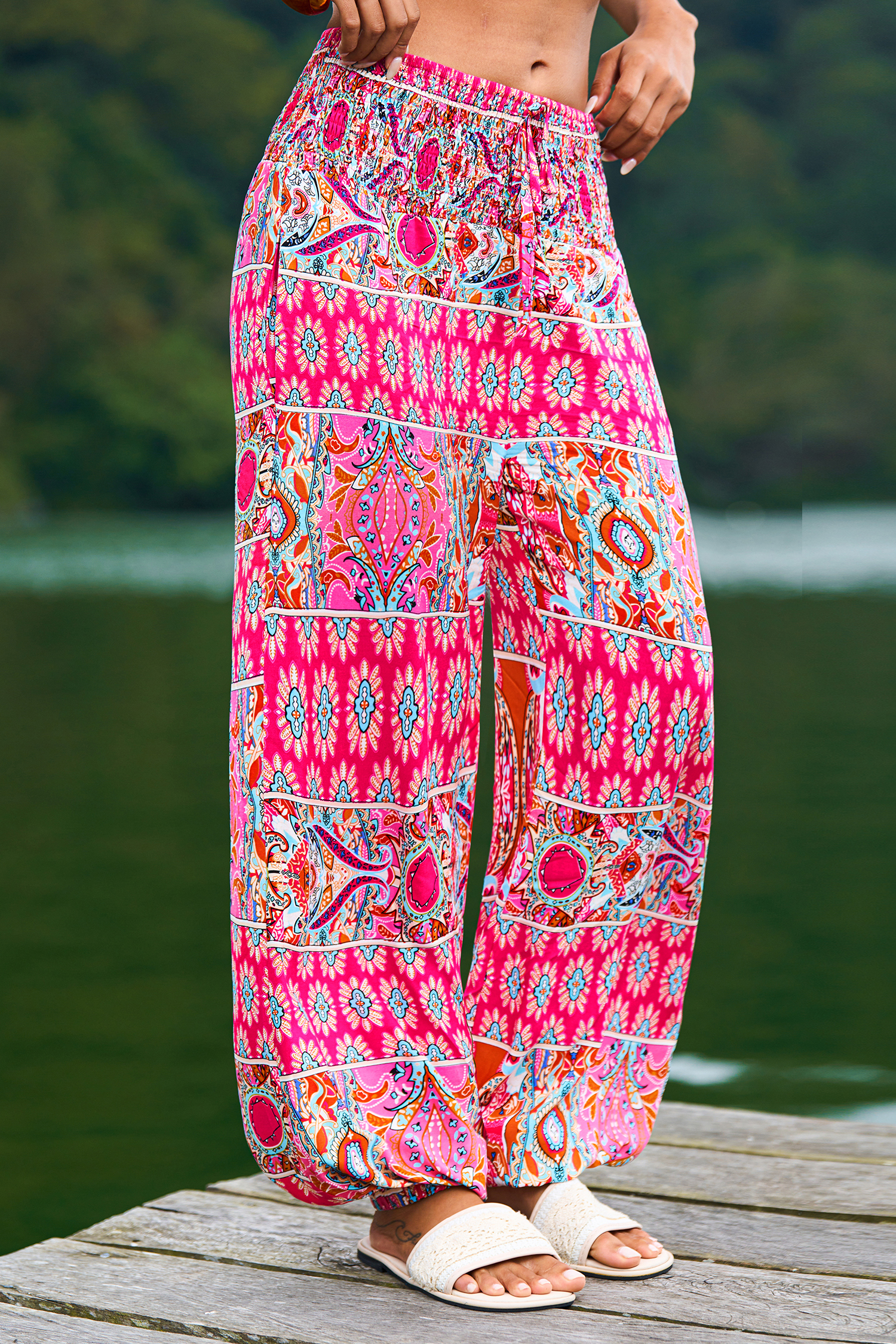 Cupshe Find A Way Boho Pants