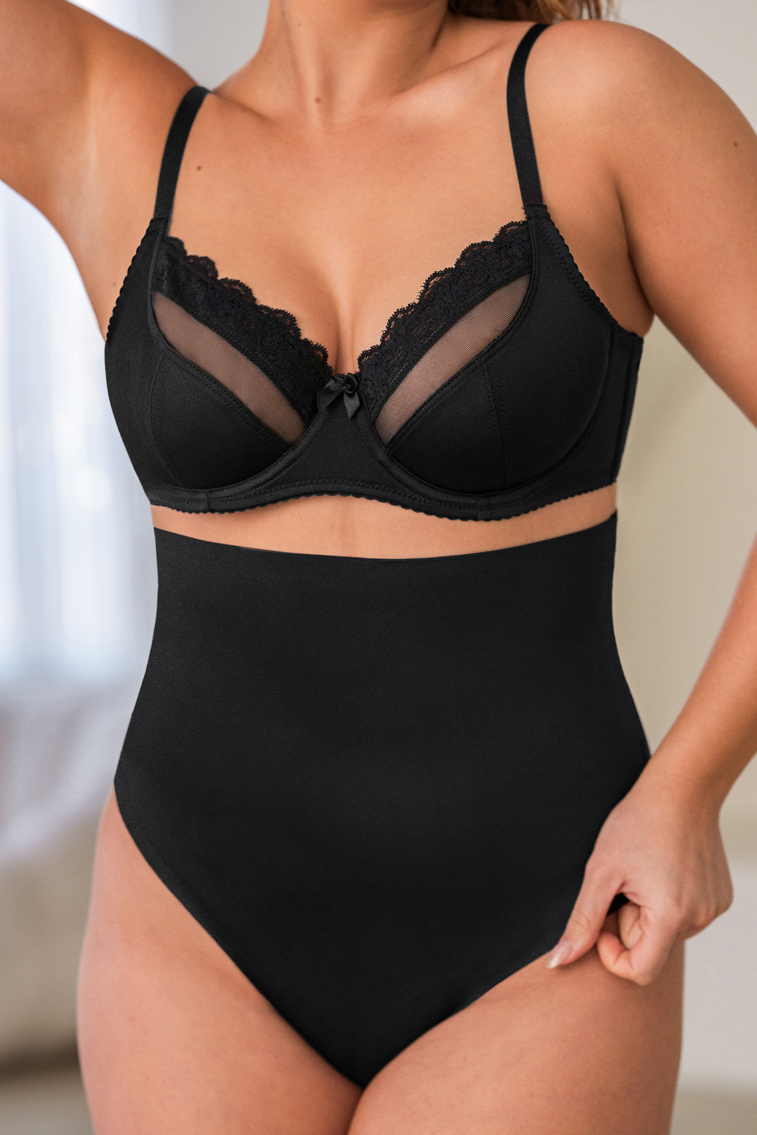 Slip modellanti neri On My Level