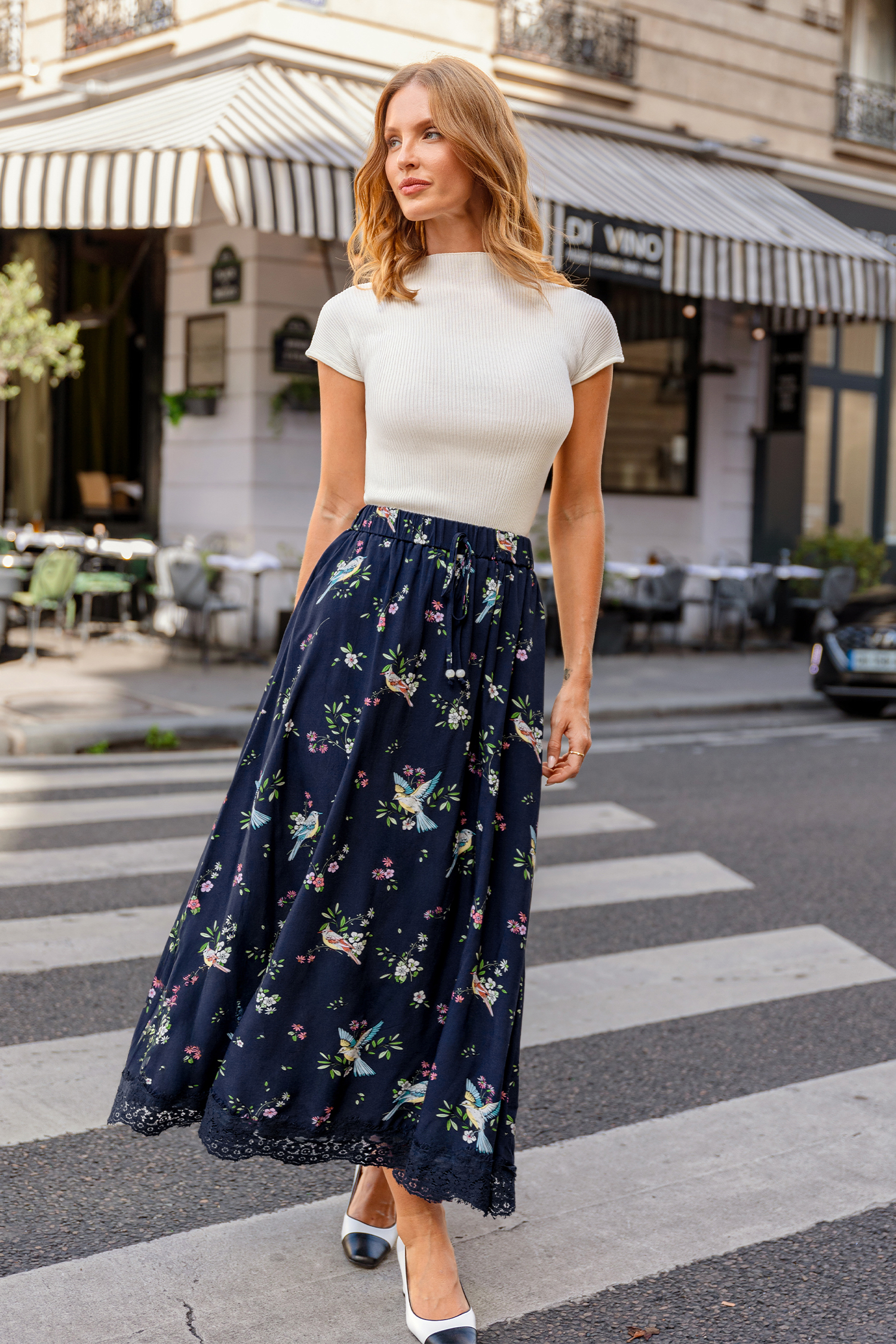 Cupshe Days Like This Floral Maxi Skirt In Multi