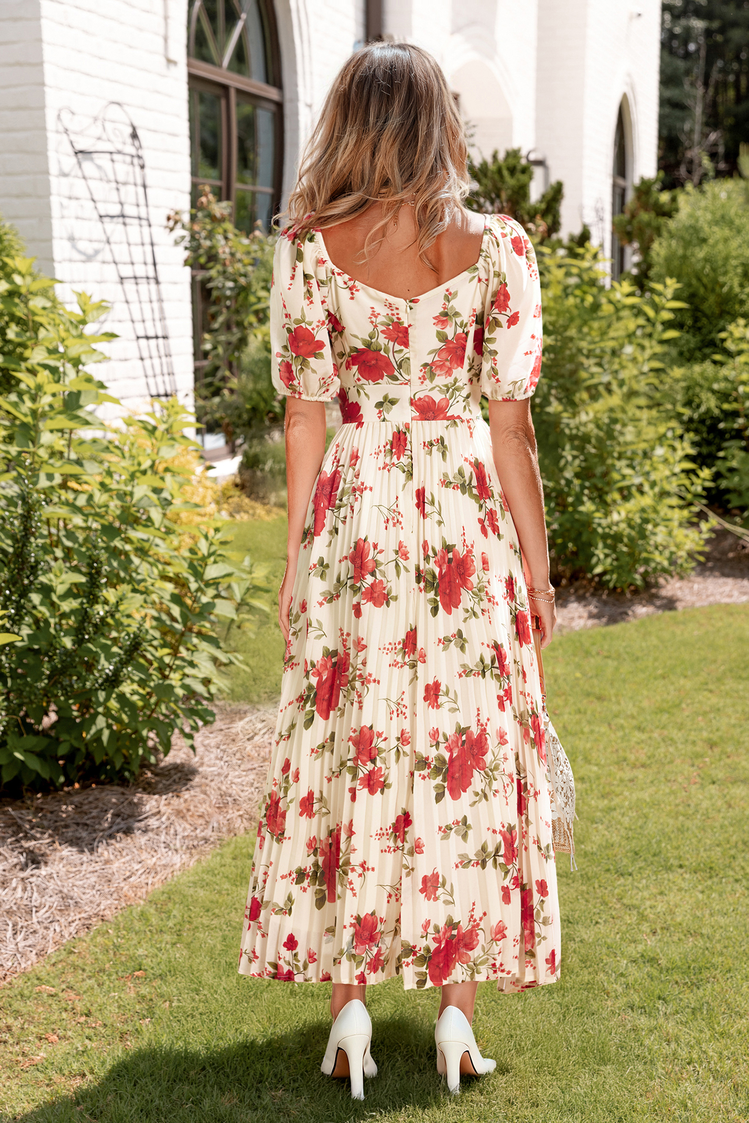 Cupshe Meant To Be Floral Midi Dress