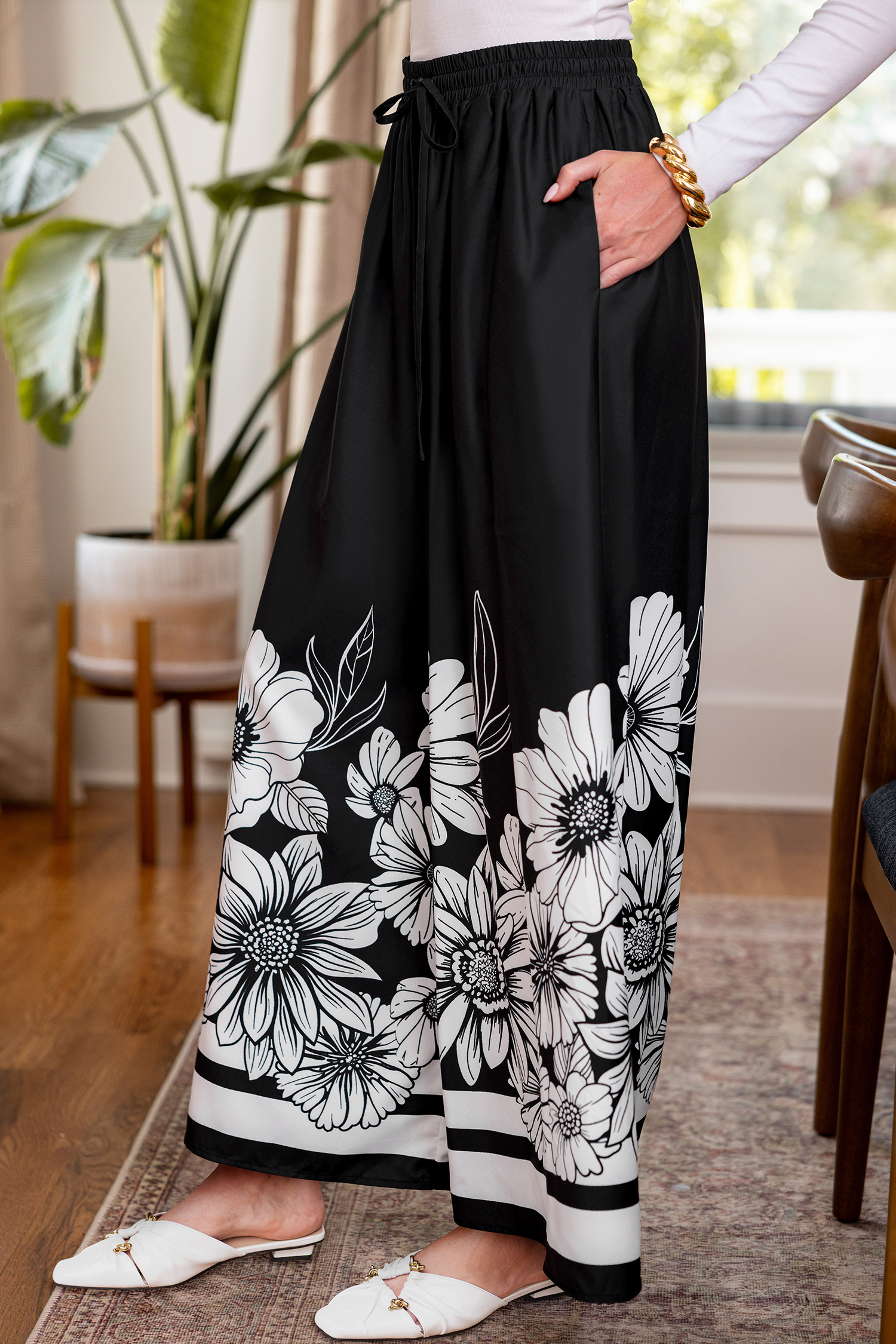 Cupshe Little Joy Floral Pants In Multi