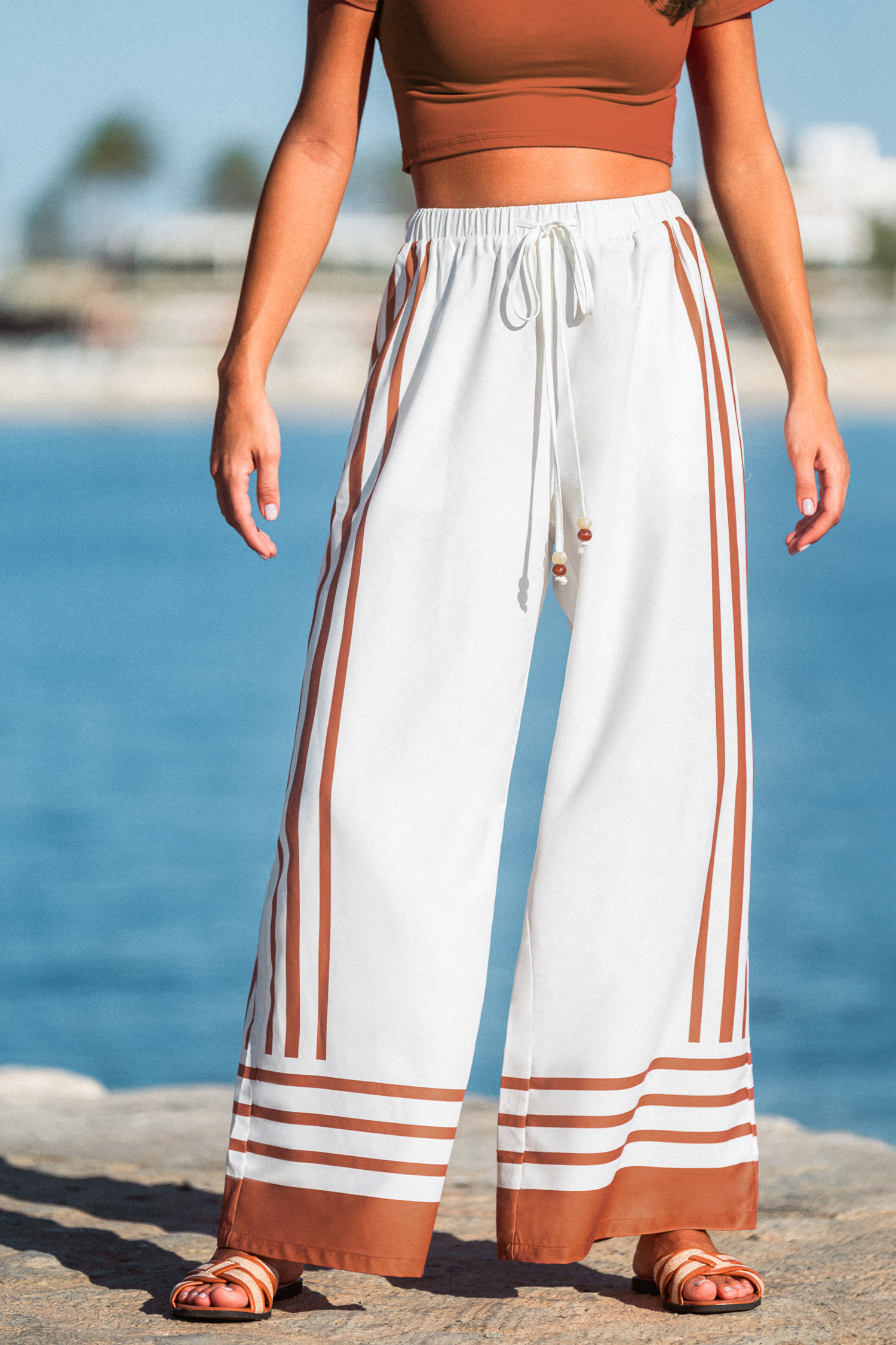 Cupshe Stay Sharp Striped Pants