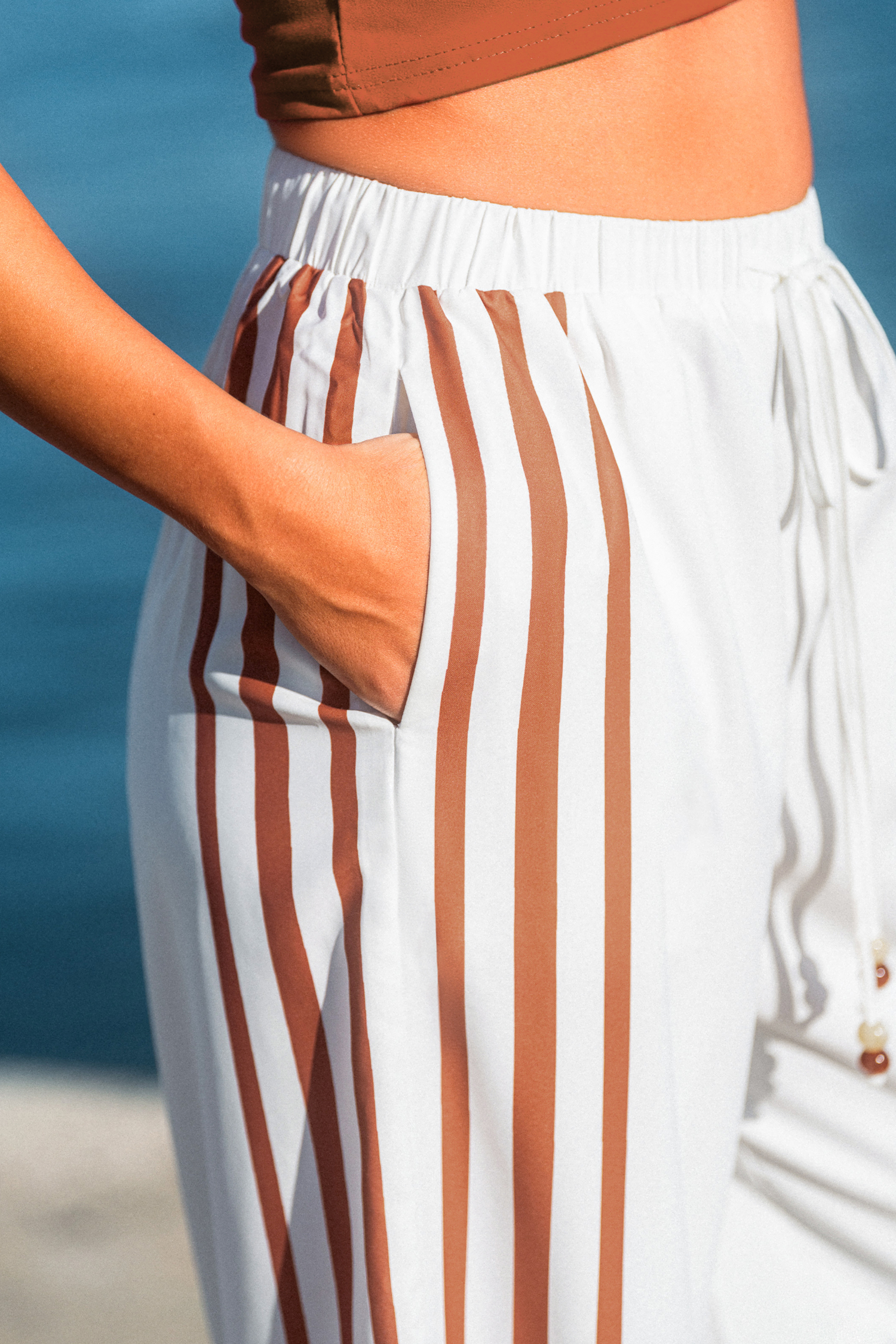 Cupshe Stay Sharp Striped Pants