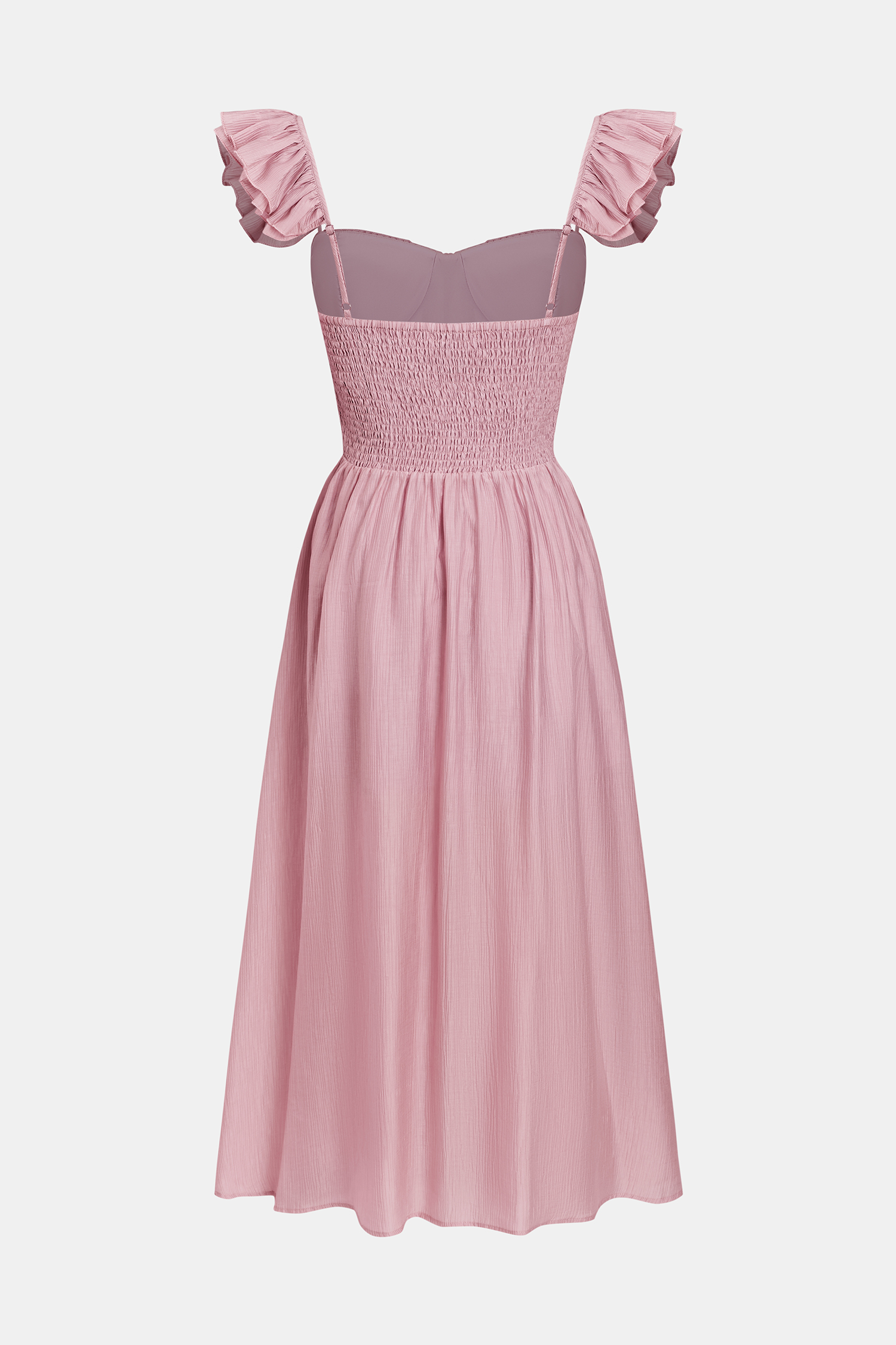 Cupshe X Renee & Elisha Herbert Best Dressed Midi Dress In Pink