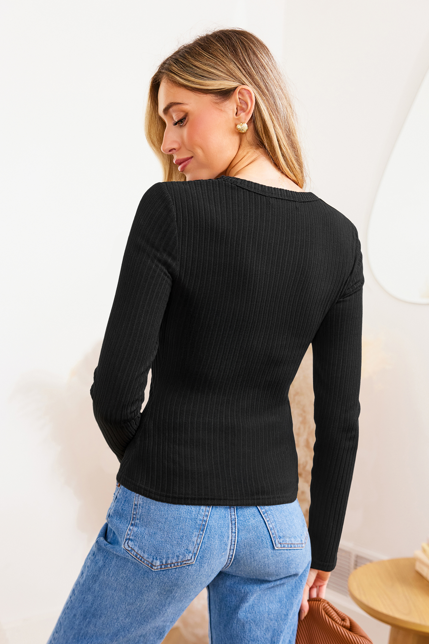 Cupshe Sheer Wonder Black Top In Black