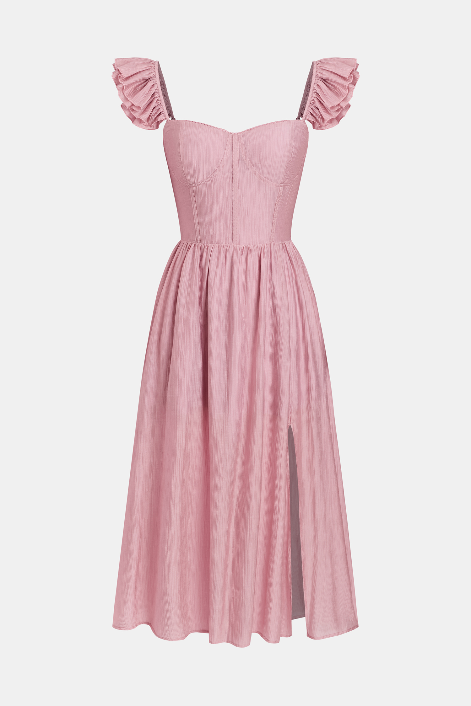 Cupshe X Renee & Elisha Herbert Best Dressed Midi Dress In Pink