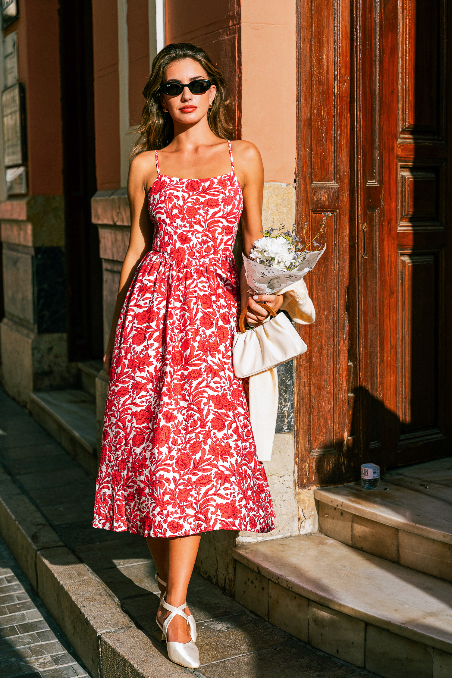 Cupshe Save The Date Floral Midi Dress