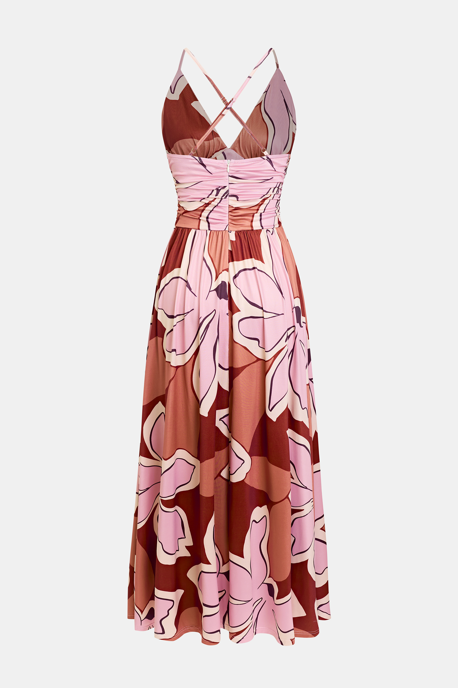 Cupshe X Renee & Elisha Herbert Slow Dance Maxi Dress In Red