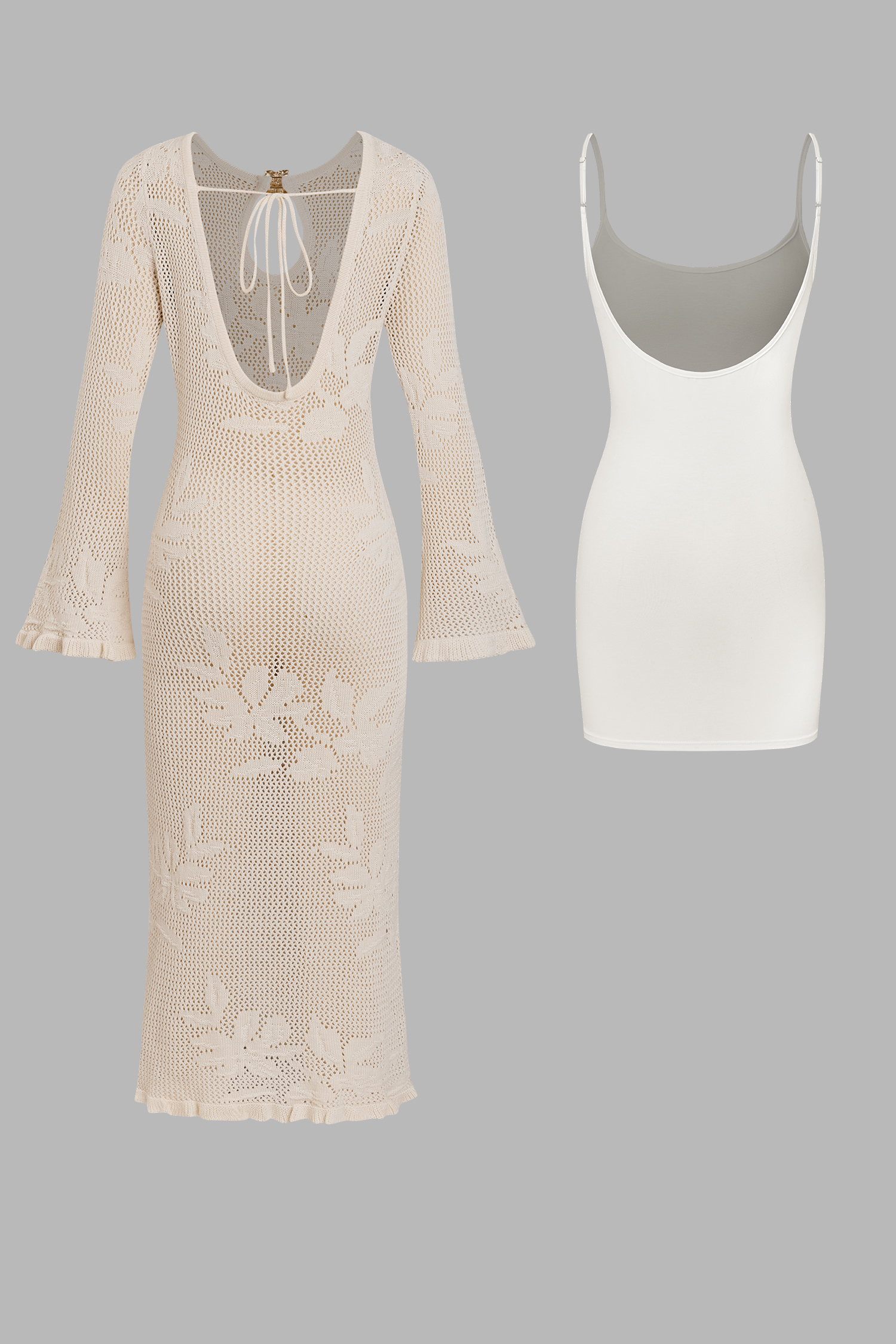 x Renee & Elisha Herbert Perfect Pairing 2-Piece Midi Dress