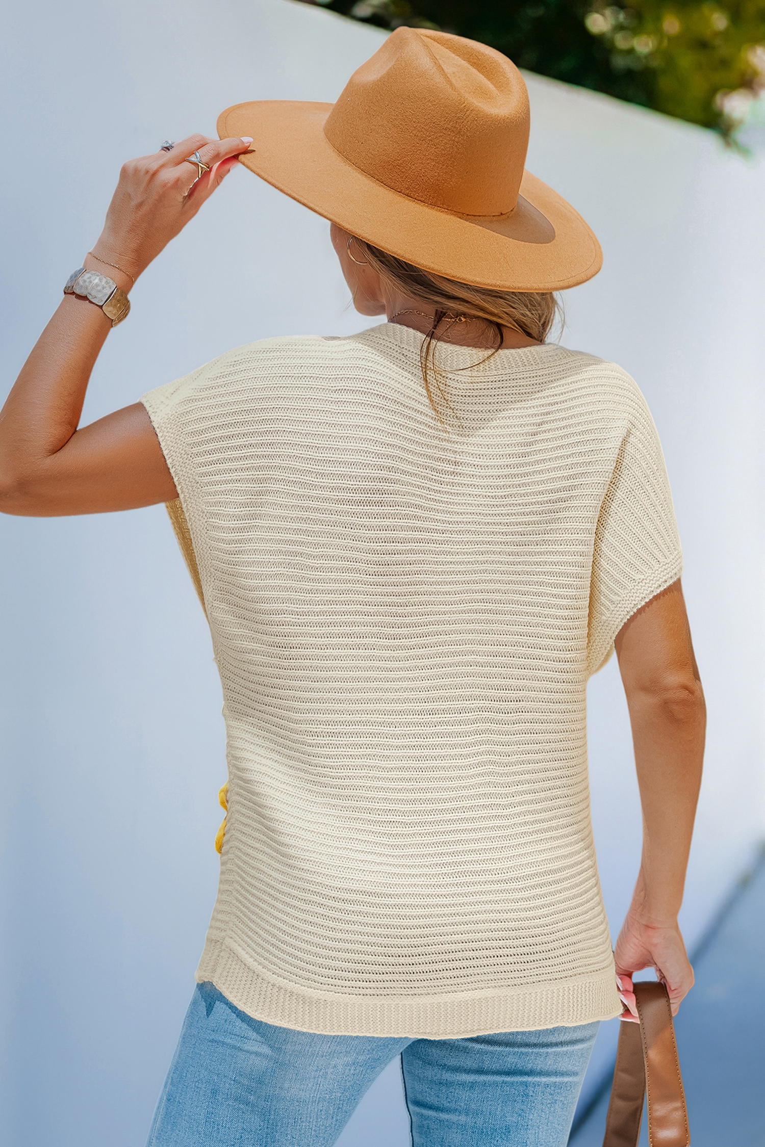 Cupshe Lit Up Floral Sweater Vest In Multi