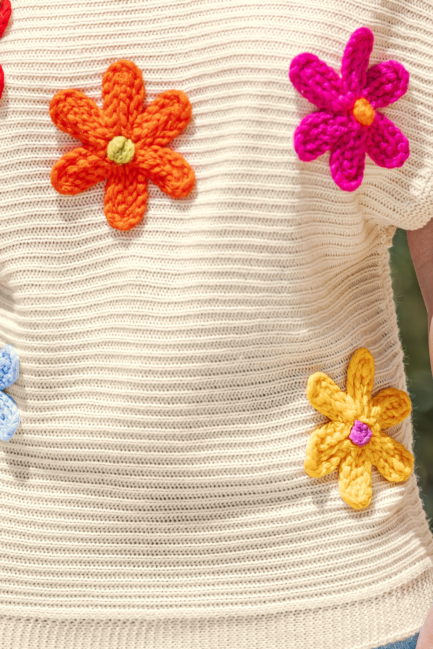 Cupshe Lit Up Floral Sweater Vest In Multi