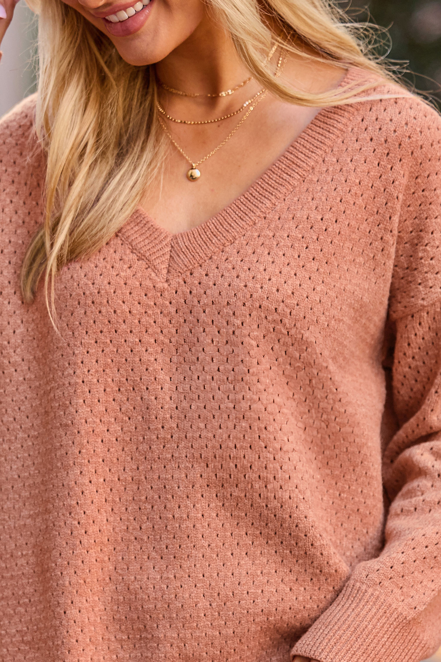 Cupshe True North Neutral Sweater In Brown