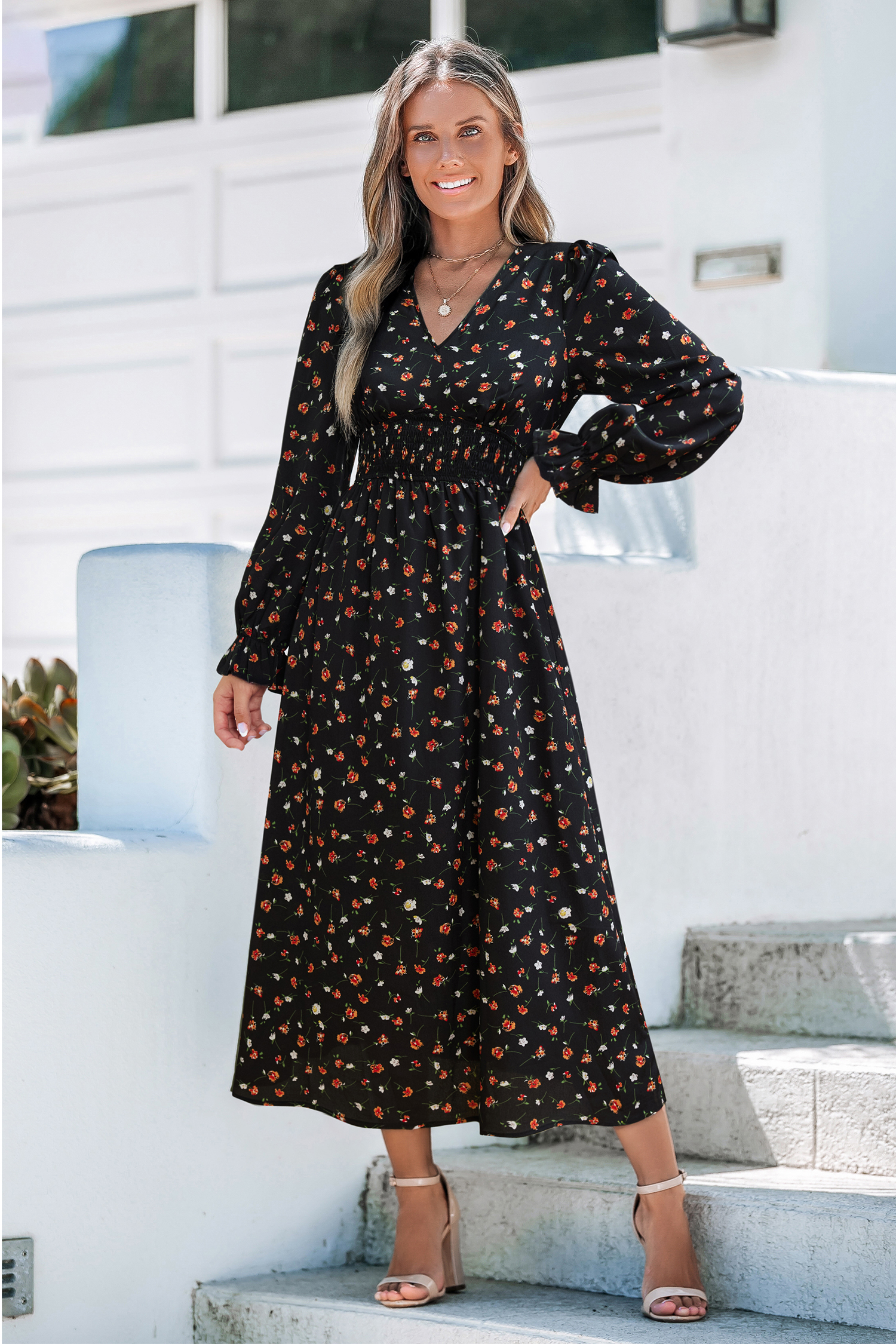 Nothing to Wear Floral Maxi Dress