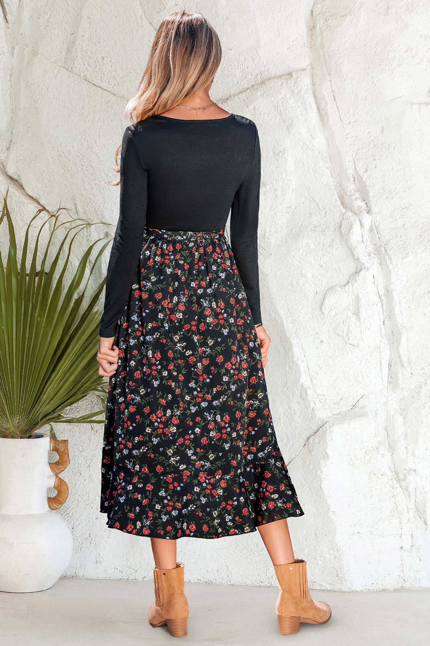 Cupshe Aria Floral Midi Dress