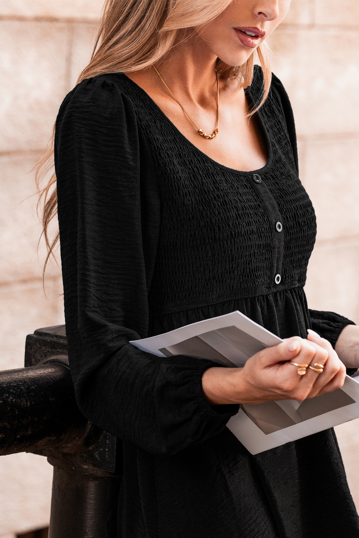 Cupshe Tried & True Black Mini Dress In Black