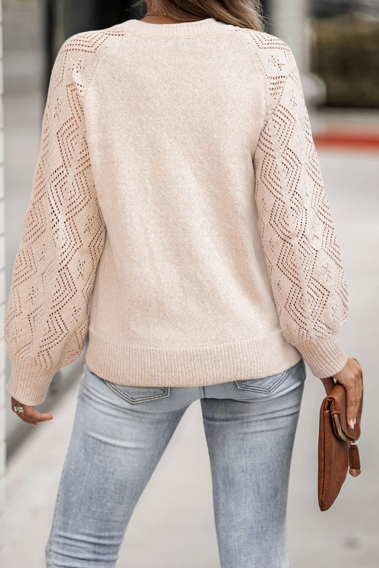 Cupshe Nothing But Cozy Beige Sweater