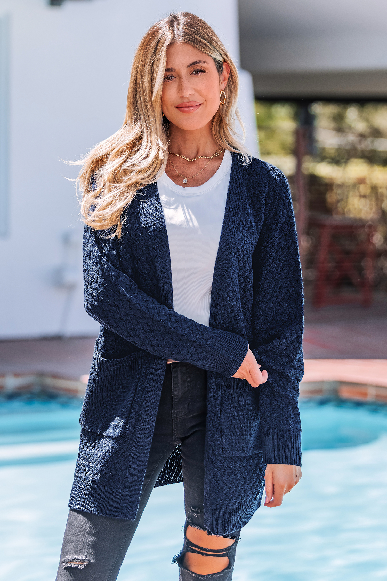 Cool Nights Blue Cardigan