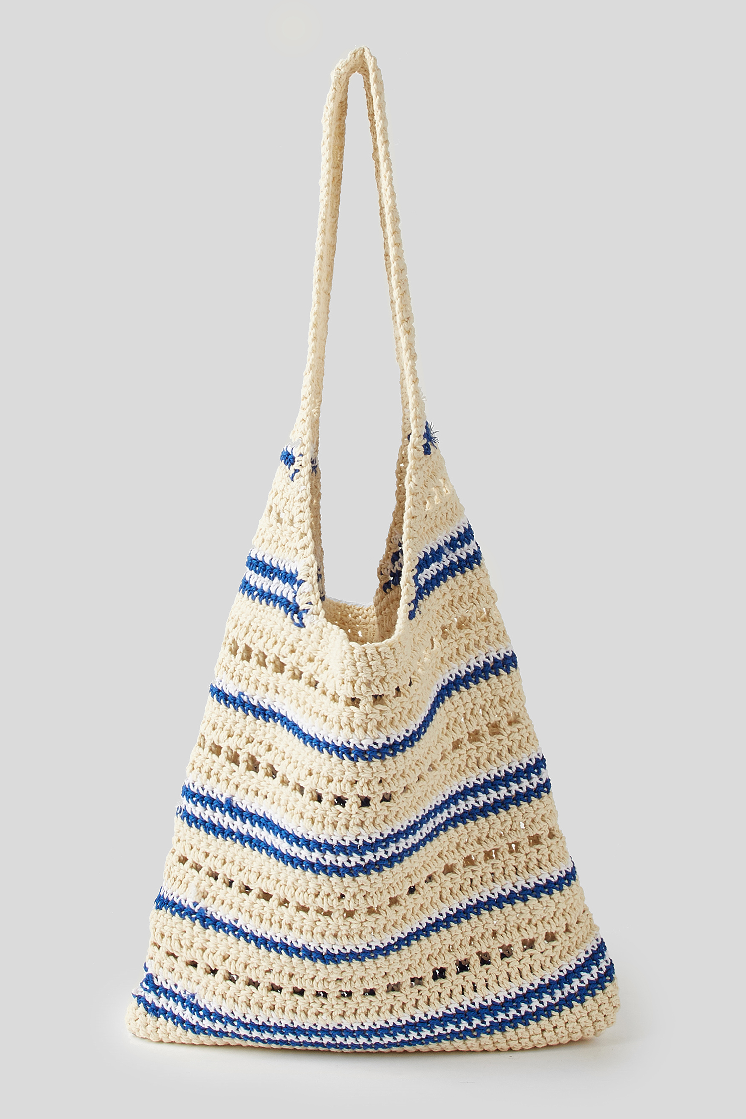 Gestreifte Strandtasche