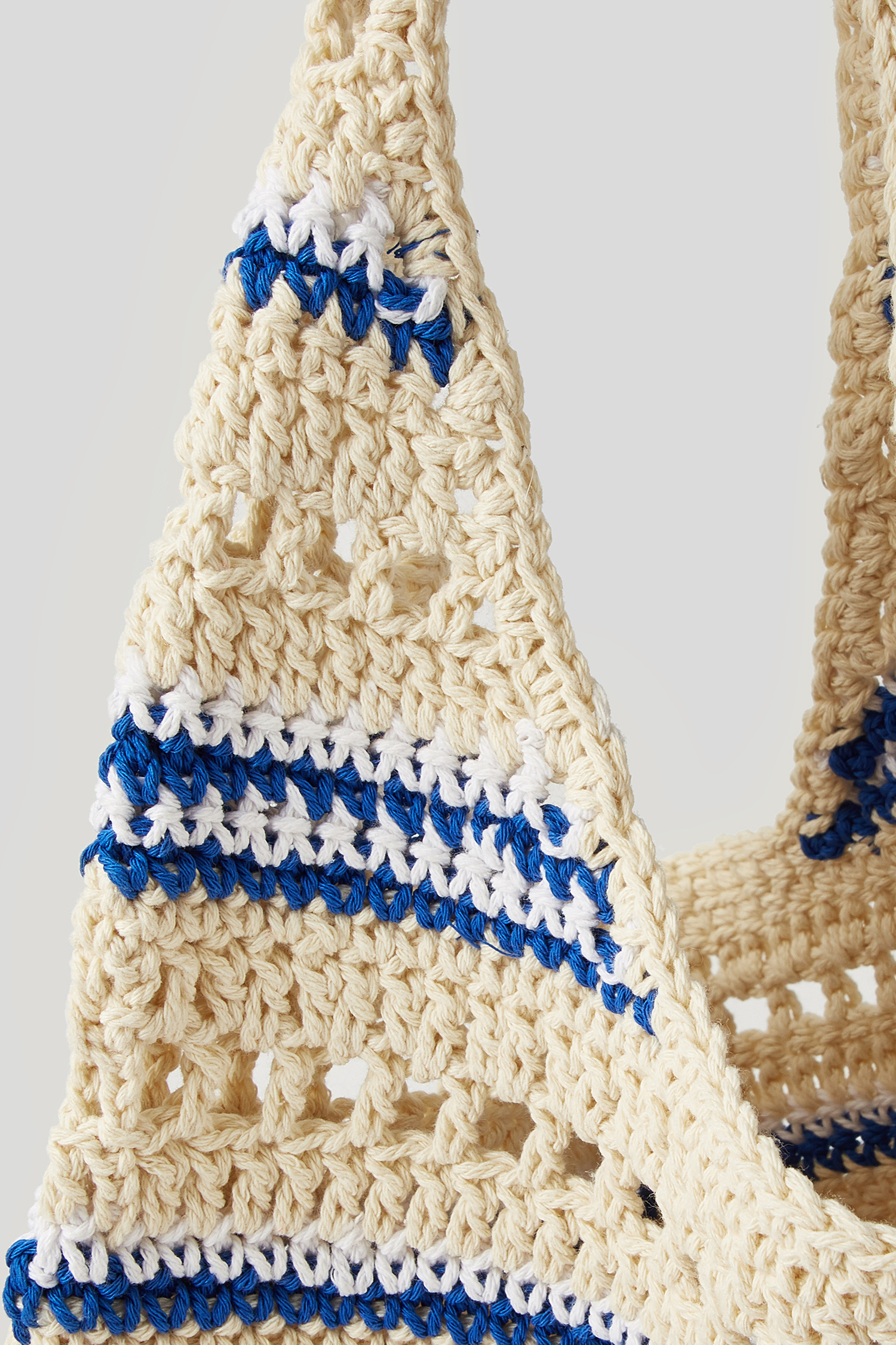 Cupshe Hit The Sand Striped Bag In Neutral