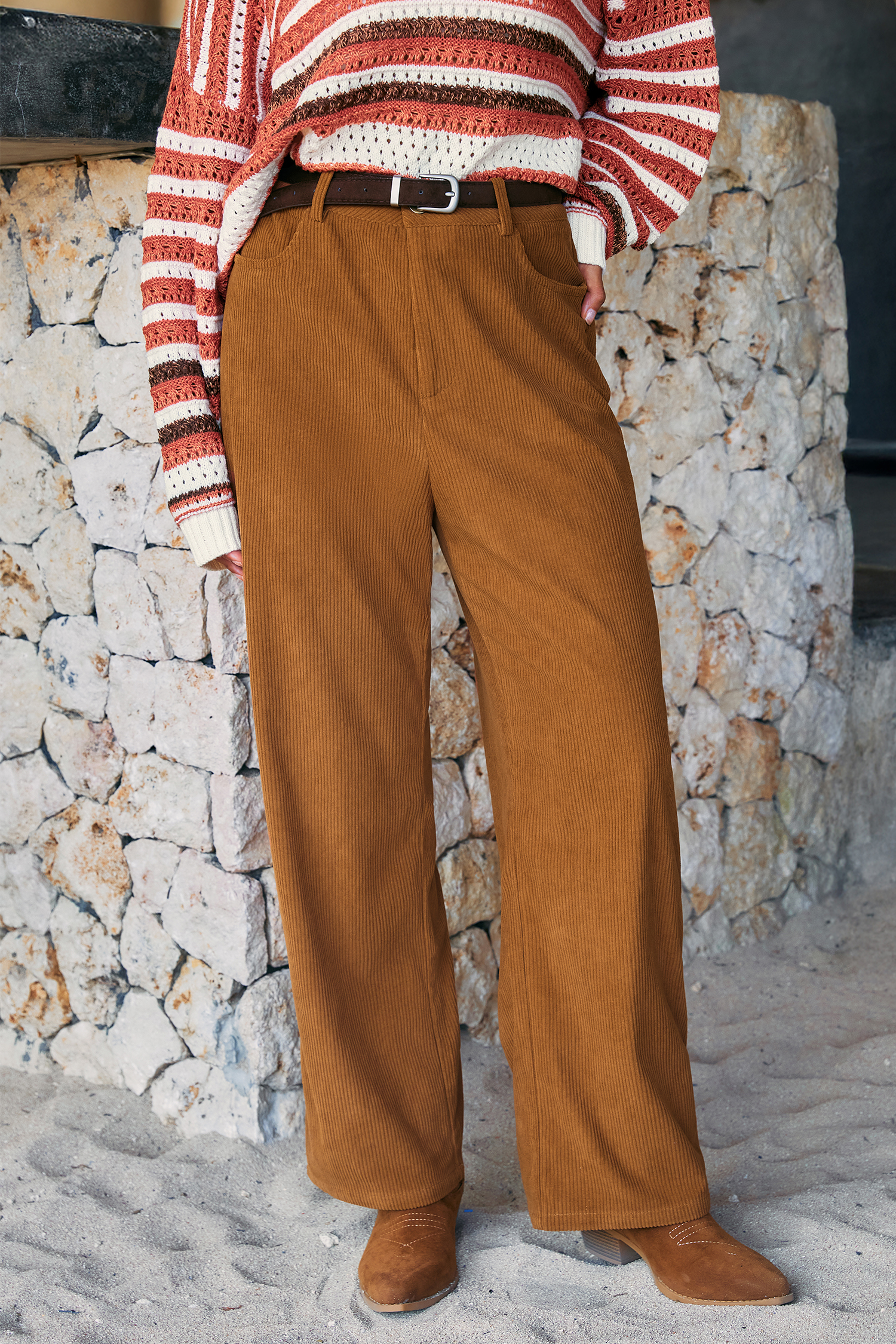 Cupshe Do Your Thing Brown Pants