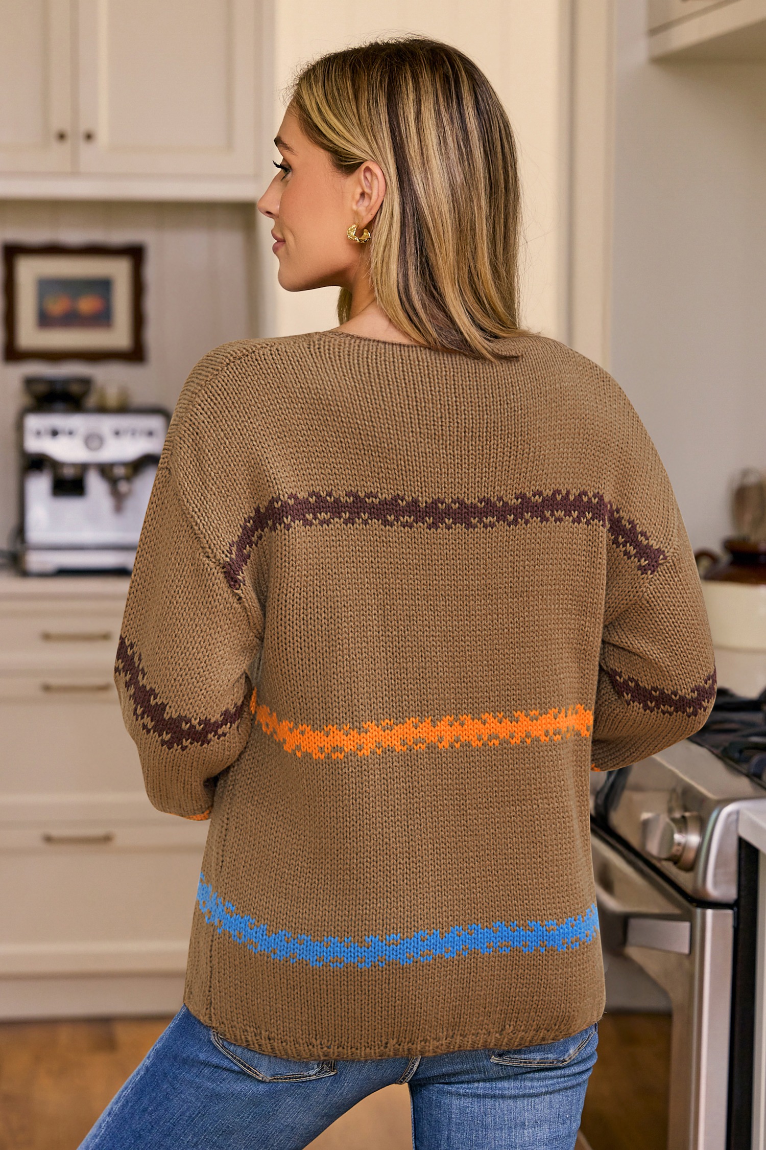 Cupshe City Adventure Striped Sweater