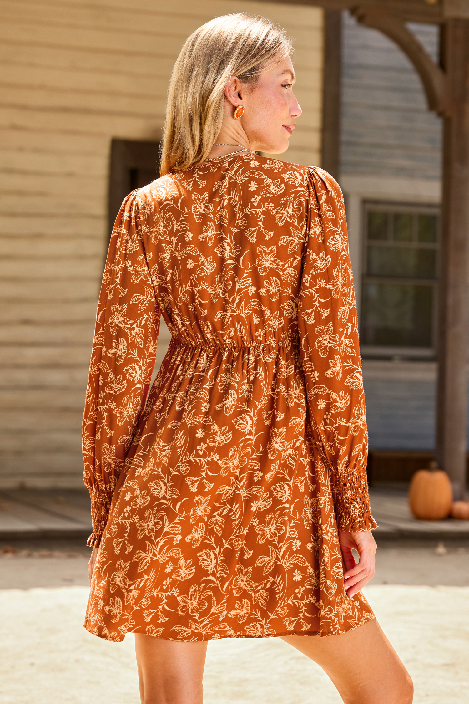 Cupshe Boho Mood Floral Mini Dress