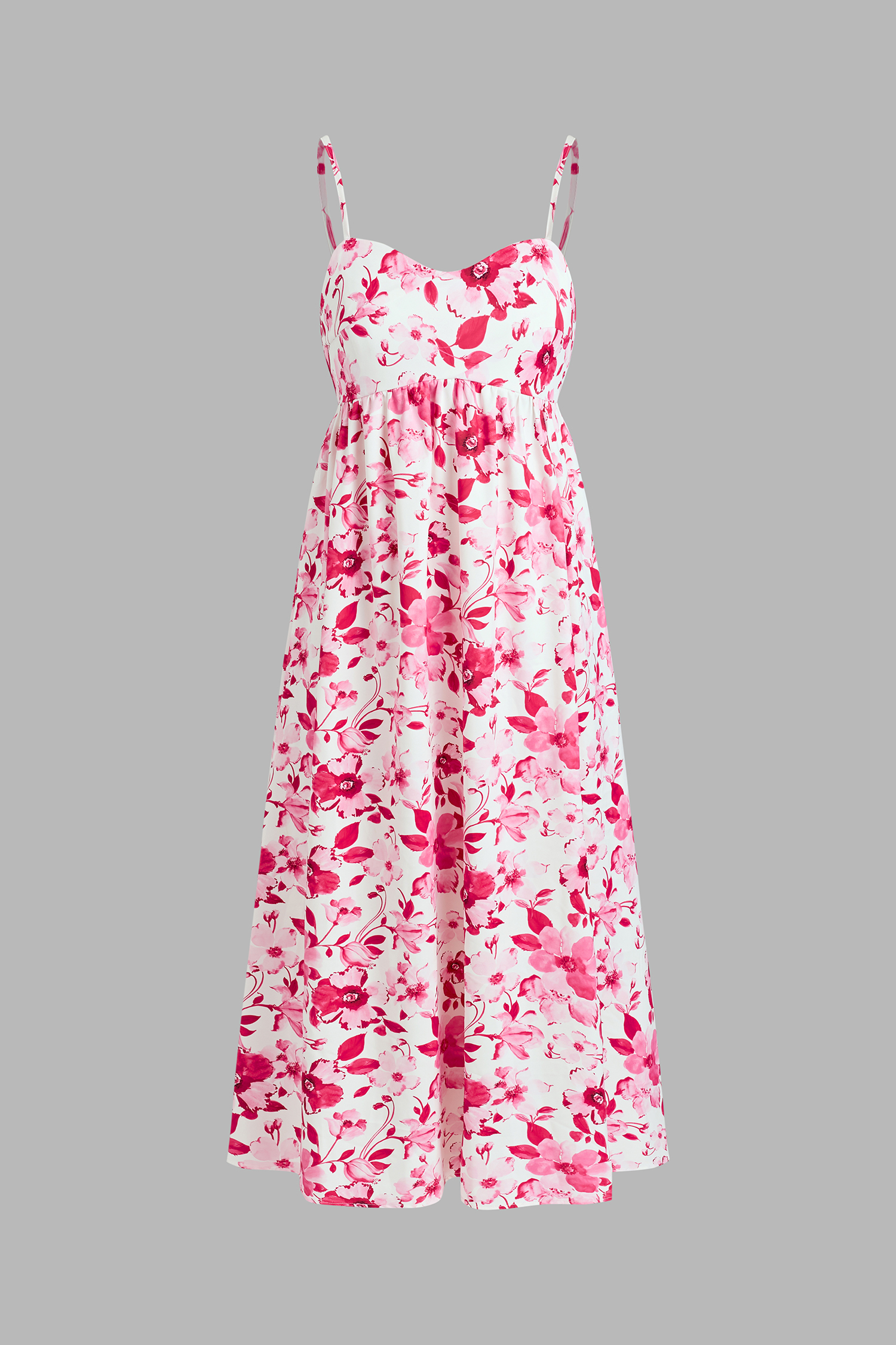 Cupshe Scarlet Meadow Floral Maxi Dress In Pink
