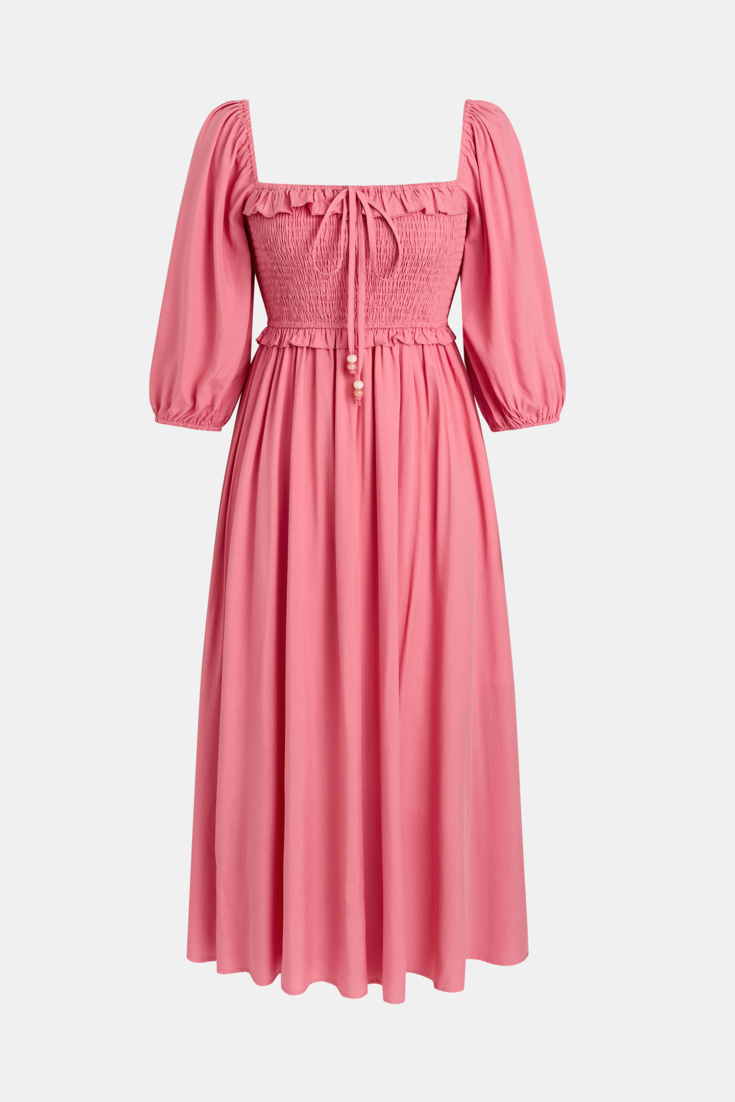Cupshe Rose Daydream Pink Midi Dress In Pink