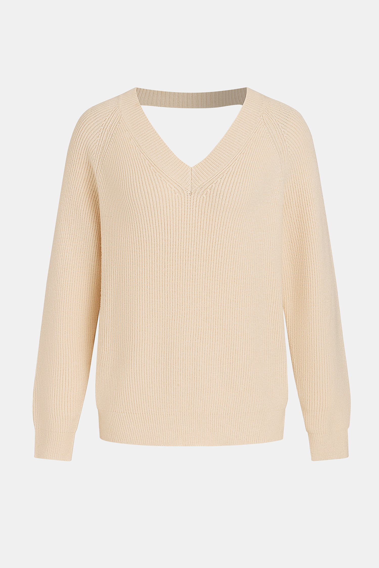 Cupshe Crisp Air Cream Sweater