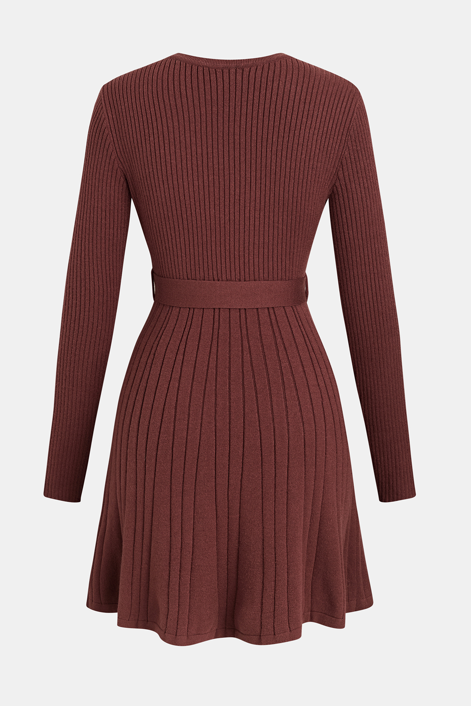 Cupshe Cozy Soirée Brown Mini Dress