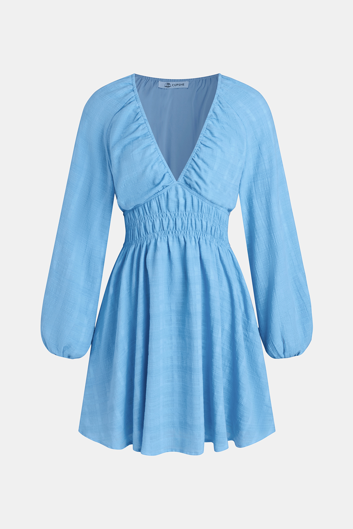 Cupshe Go-anywhere Blue Mini Dress In Blue
