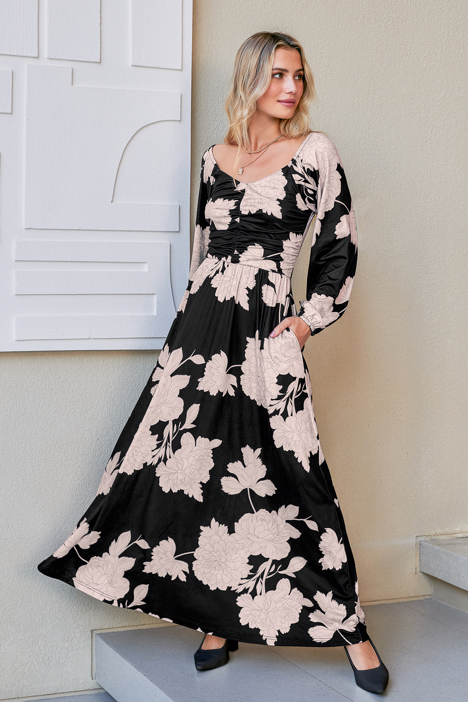 Cupshe Still Blooming Floral Maxi Dress