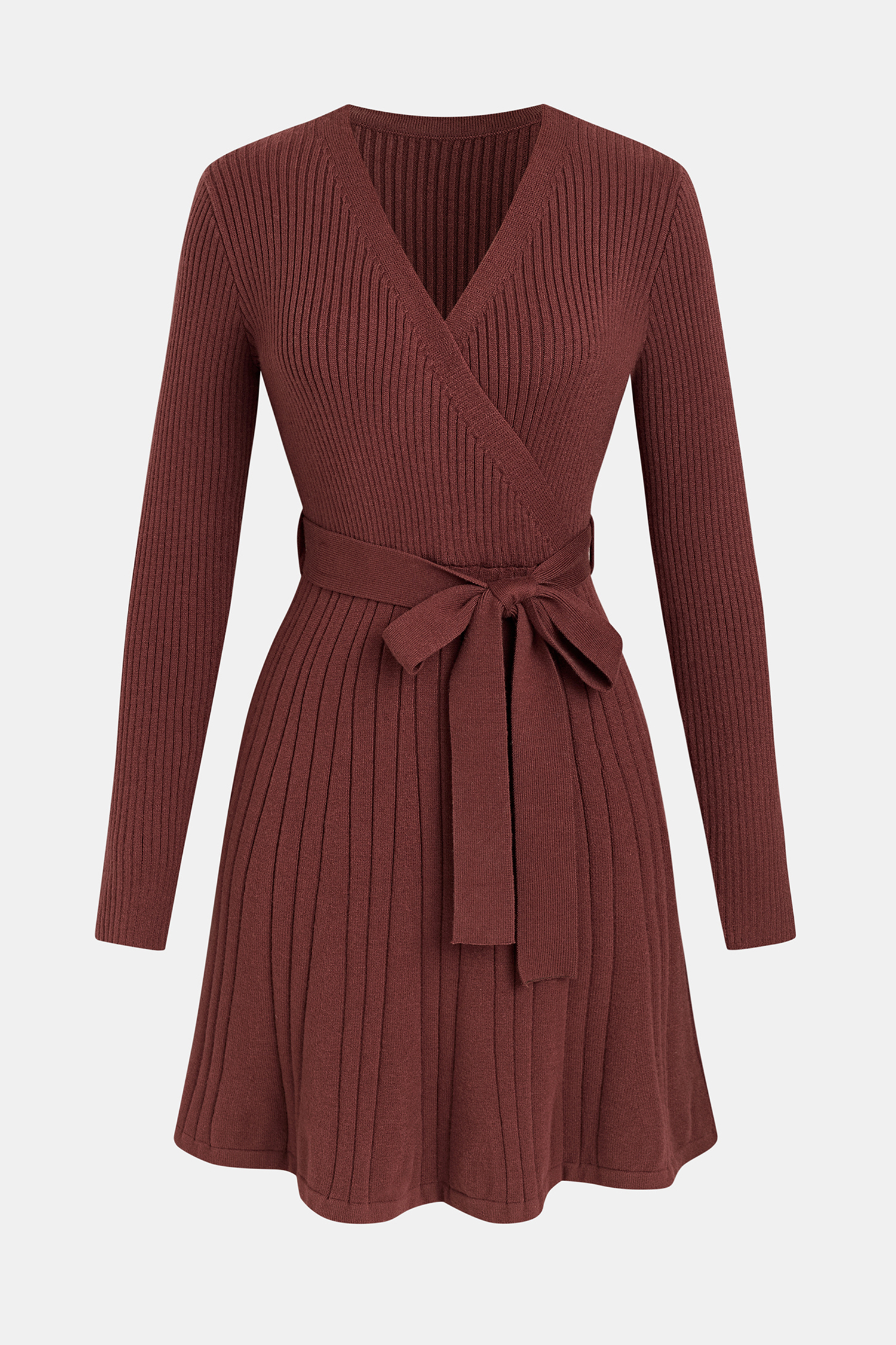 Cupshe Cozy Soirée Brown Mini Dress