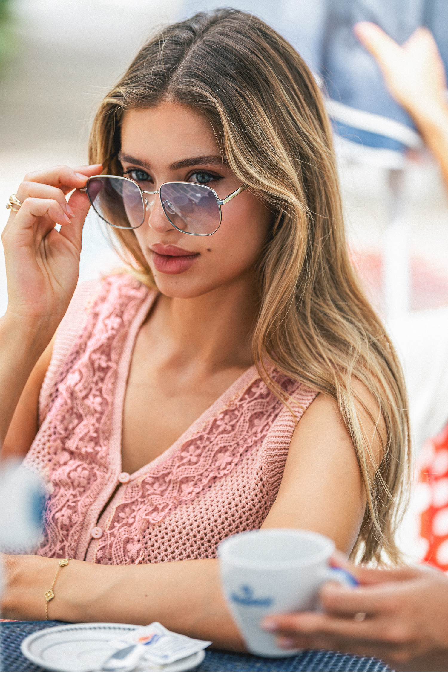 Cupshe Pretty Moves Pink Sweater Vest In Pink