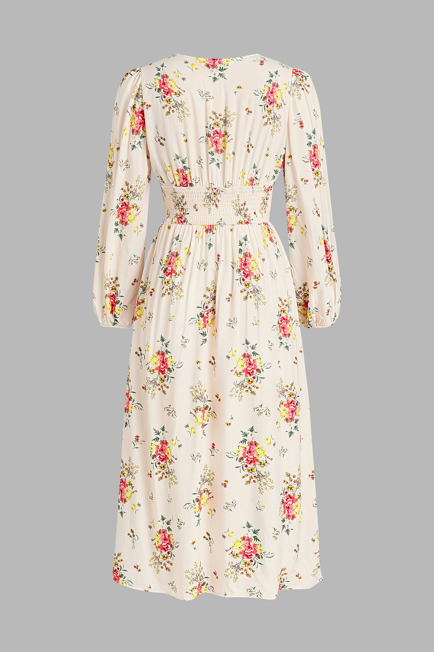 Cupshe Retro Radiance Floral Maxi Dress